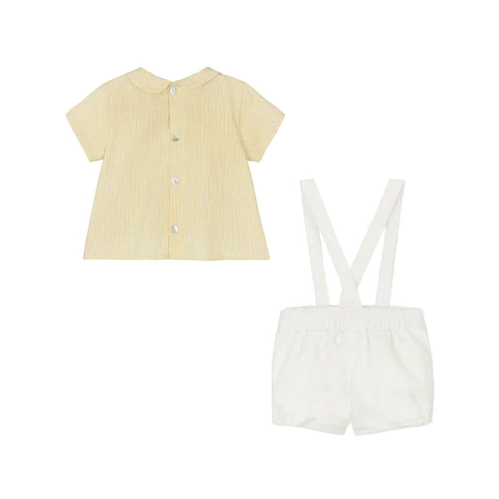 Peter Pan Short Set | Yellow