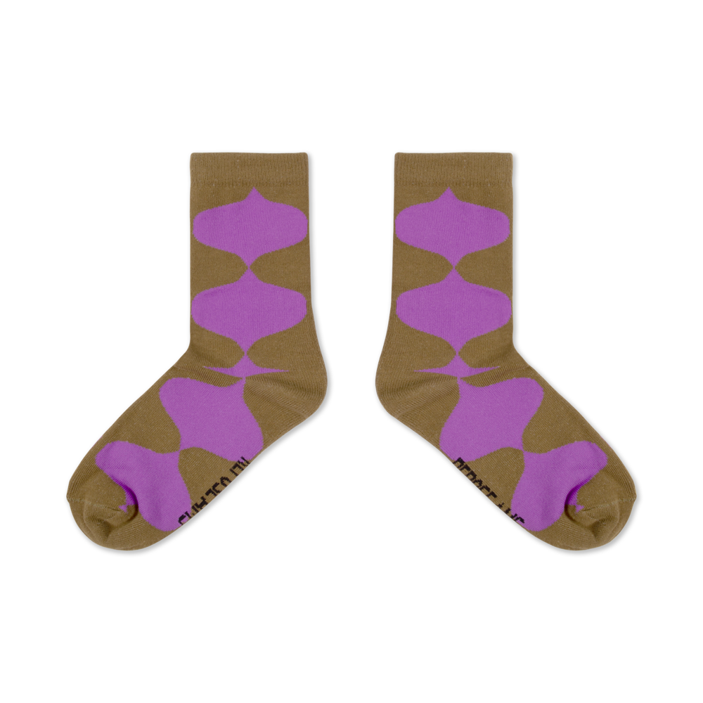 Socks | Soft Harlequin Khaki