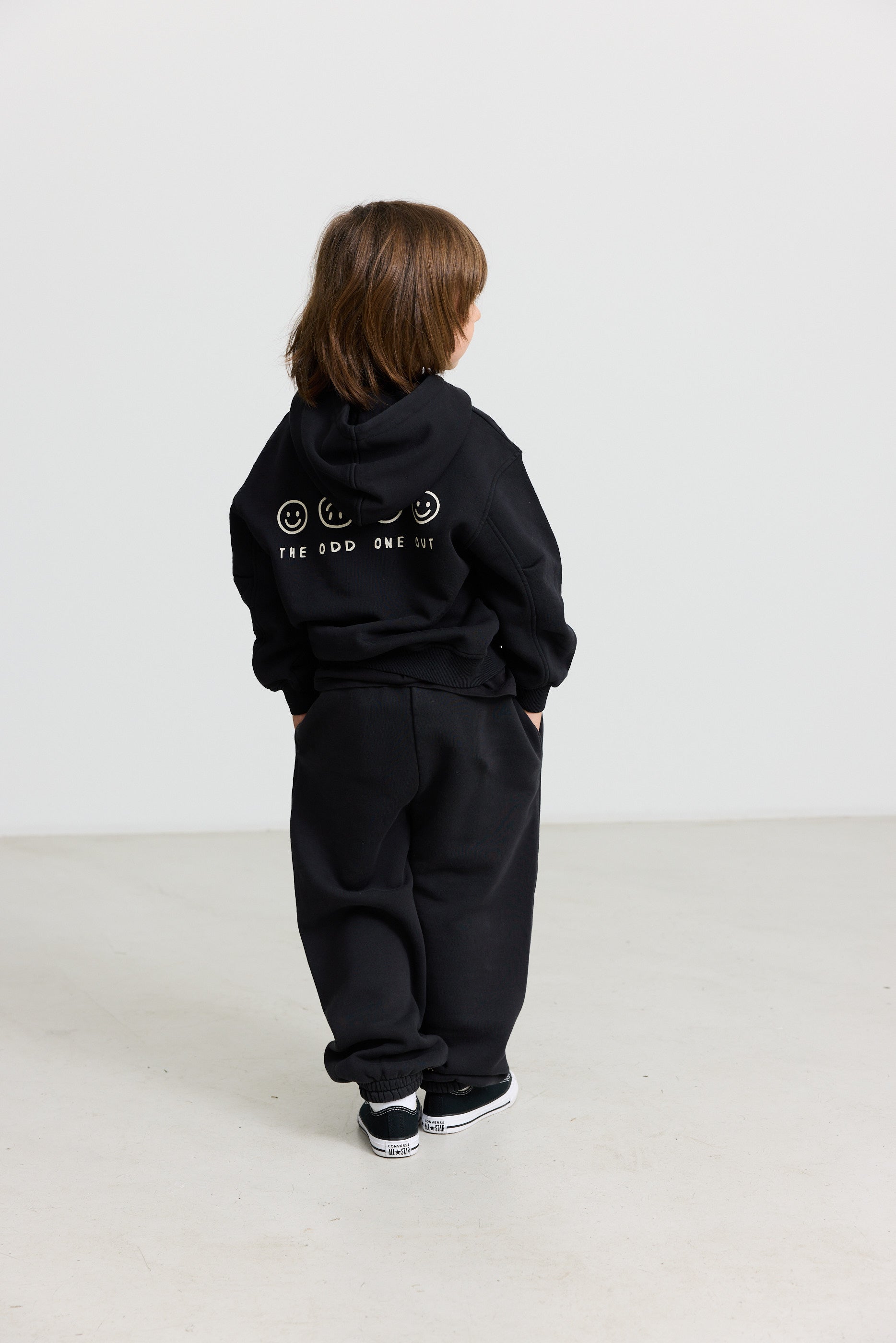 Norah Sweatshirt Set | Jet Black