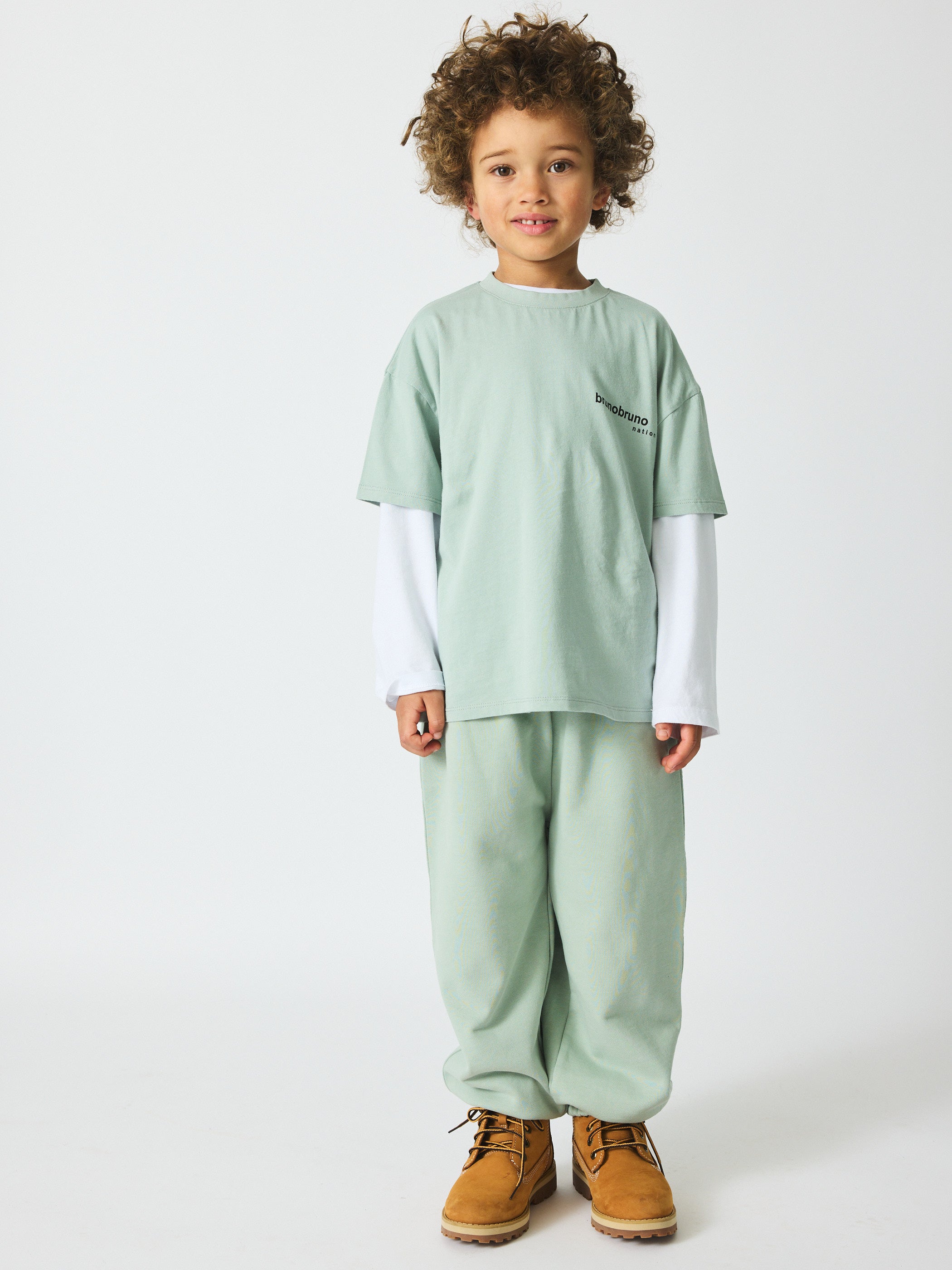 Nelson T-shirt Set | Aqua Gray