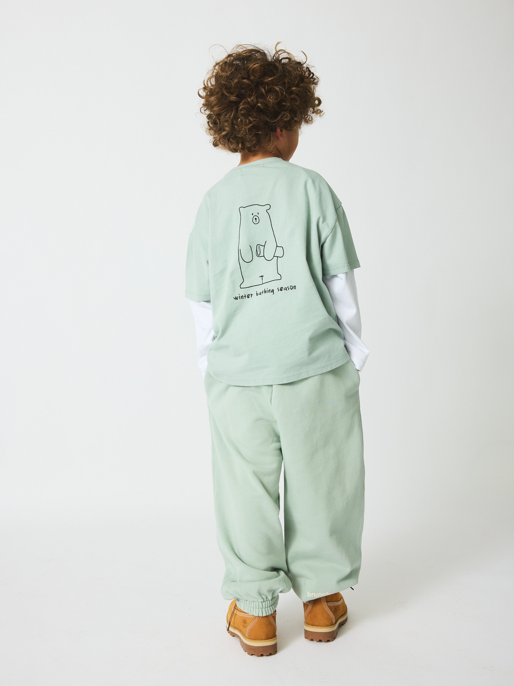 Nelson T-shirt Set | Aqua Gray