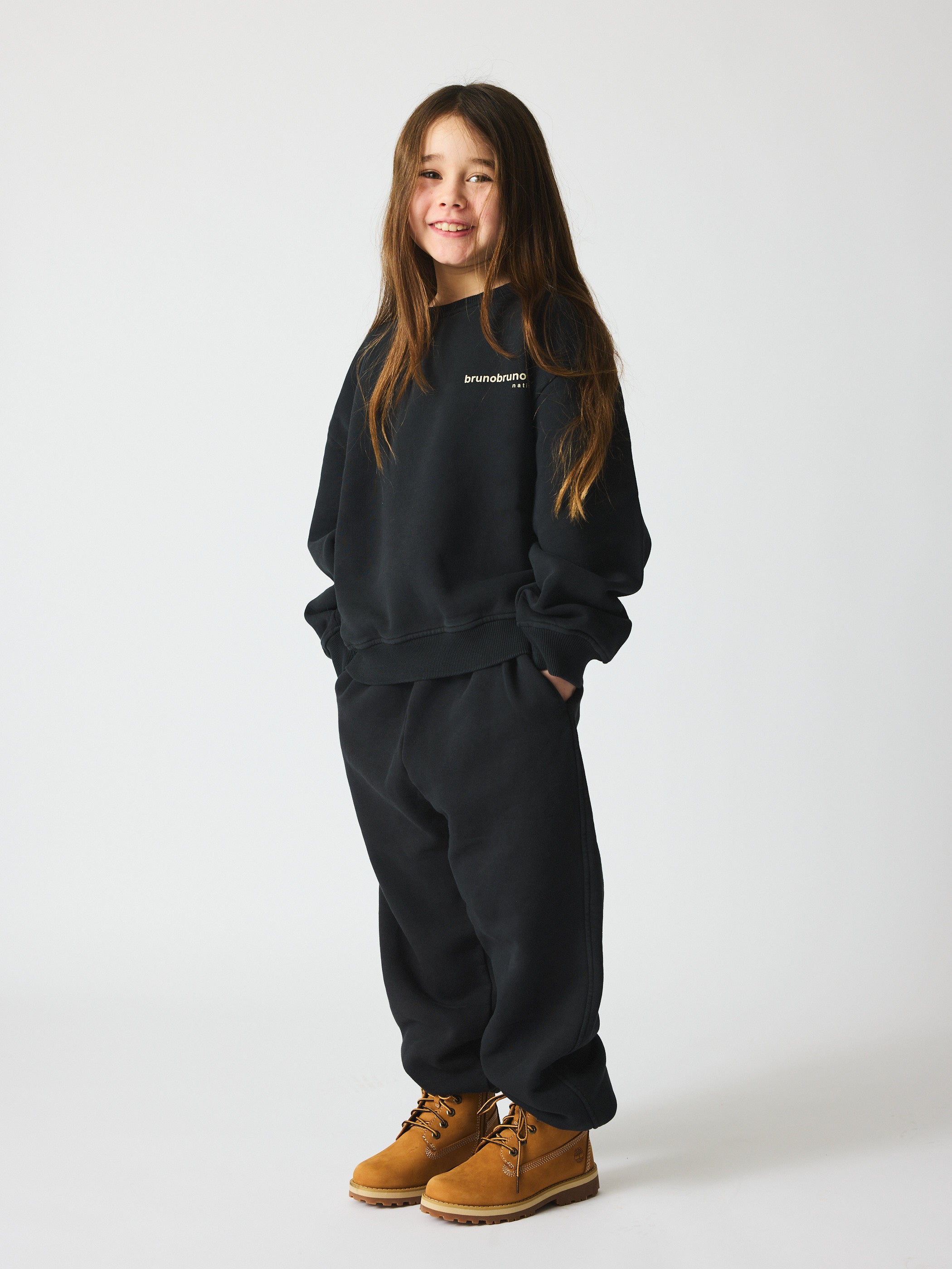 Norah Sweatshirt Set | Jet Black