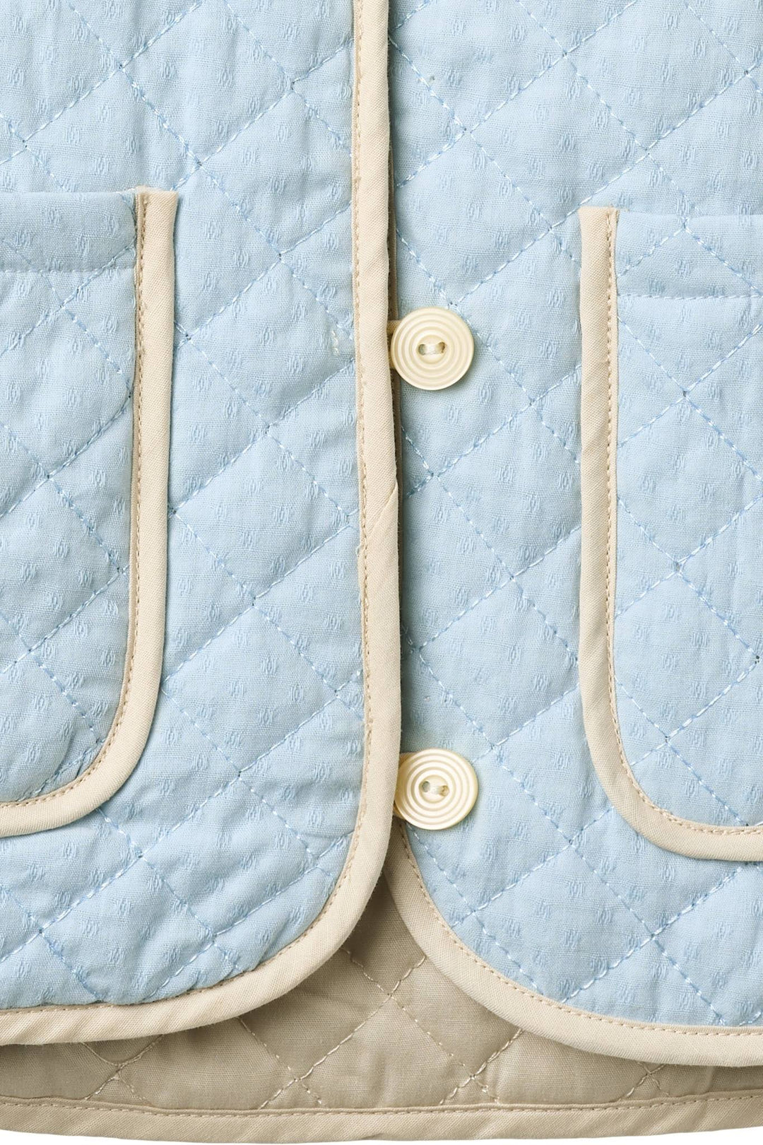 Quilted Vest | Blue