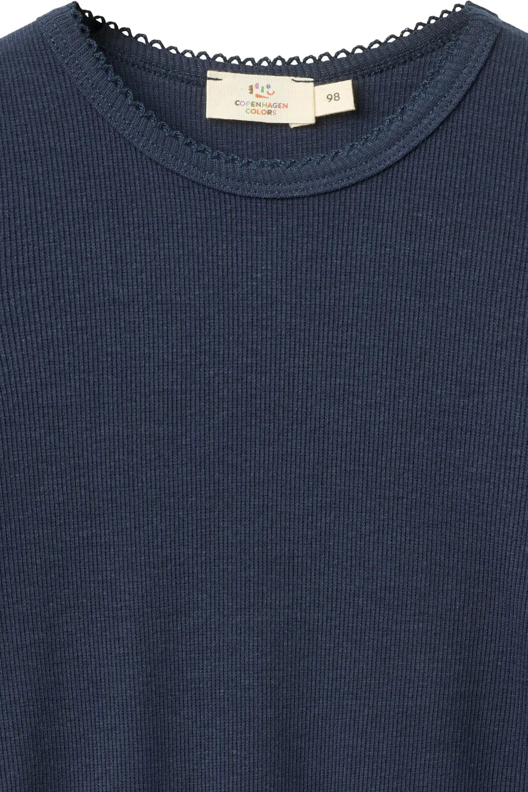 Modal Rib Tee | Navy