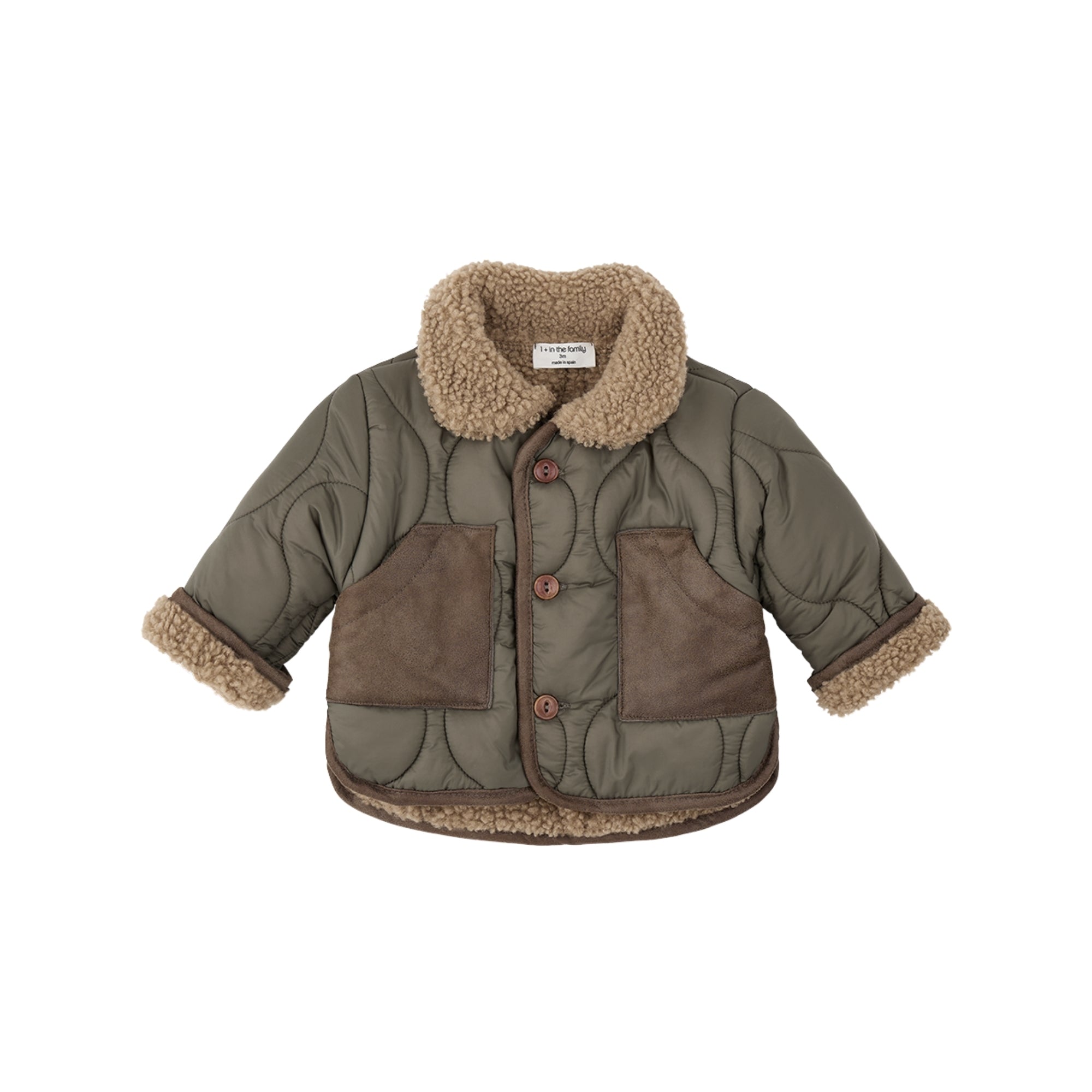 Emerald Padded Jacket | Khaki