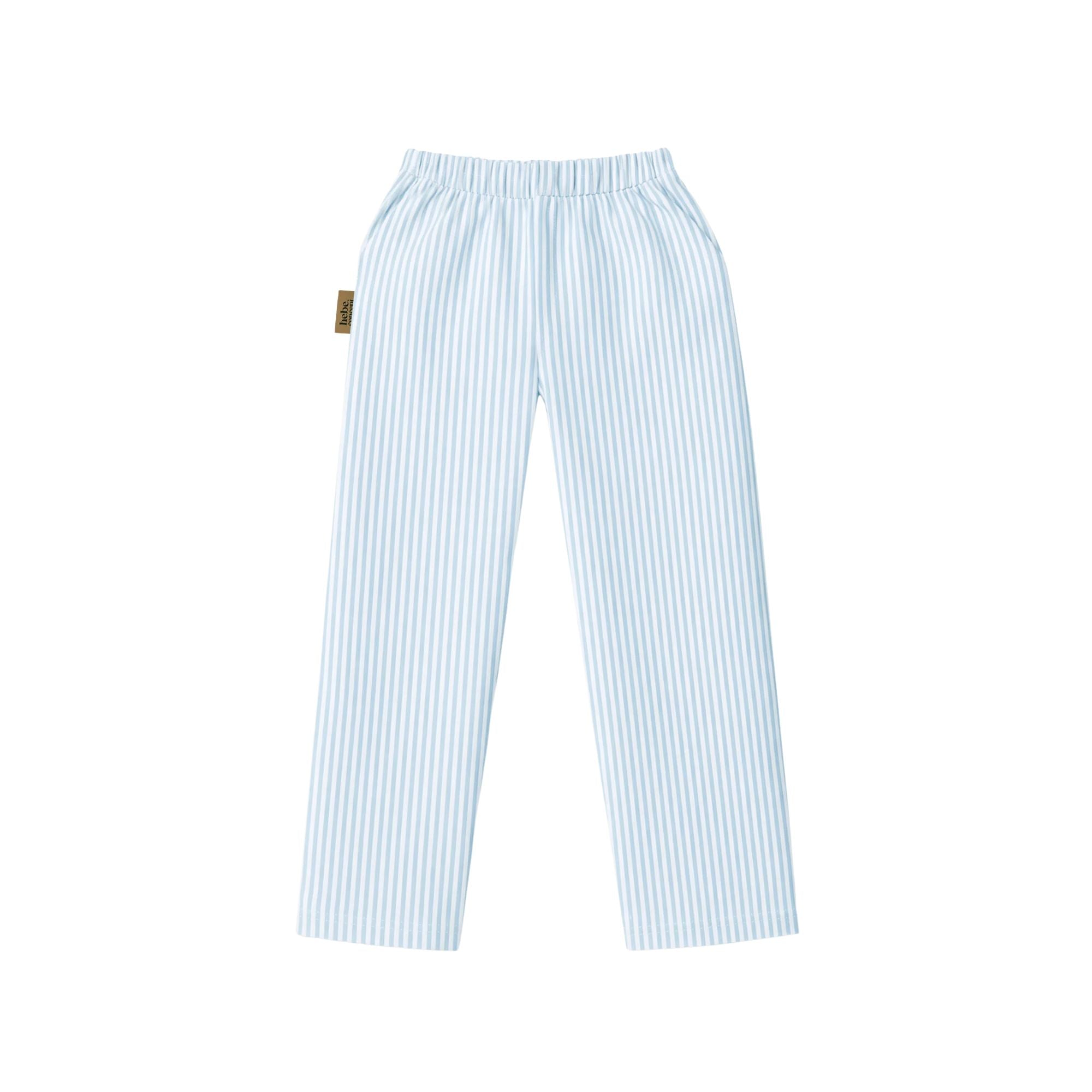 Stripe Pants | Blue & White