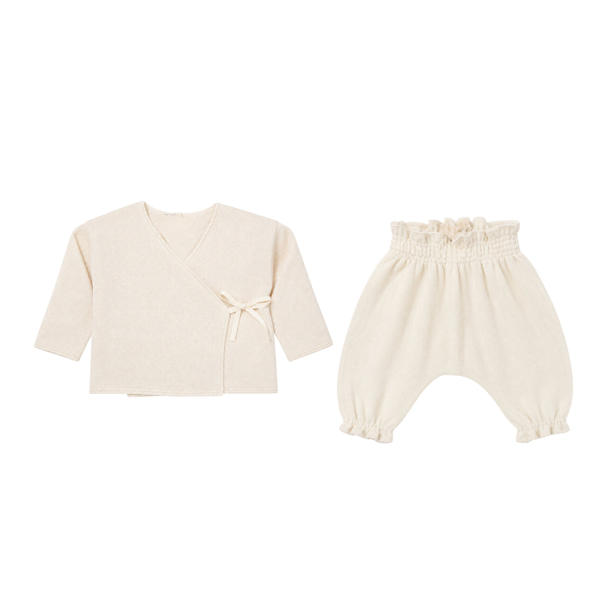Wrap Top & Balloon Pants Set | Naturale
