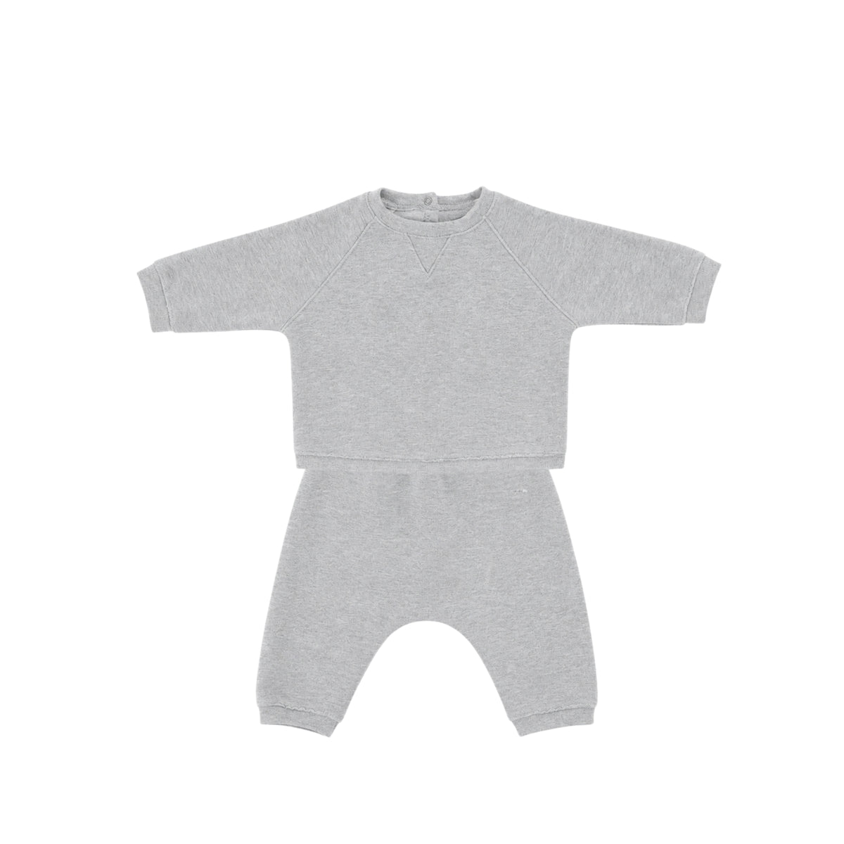 Sport Babe Sweatshirt Set | Grey Melange