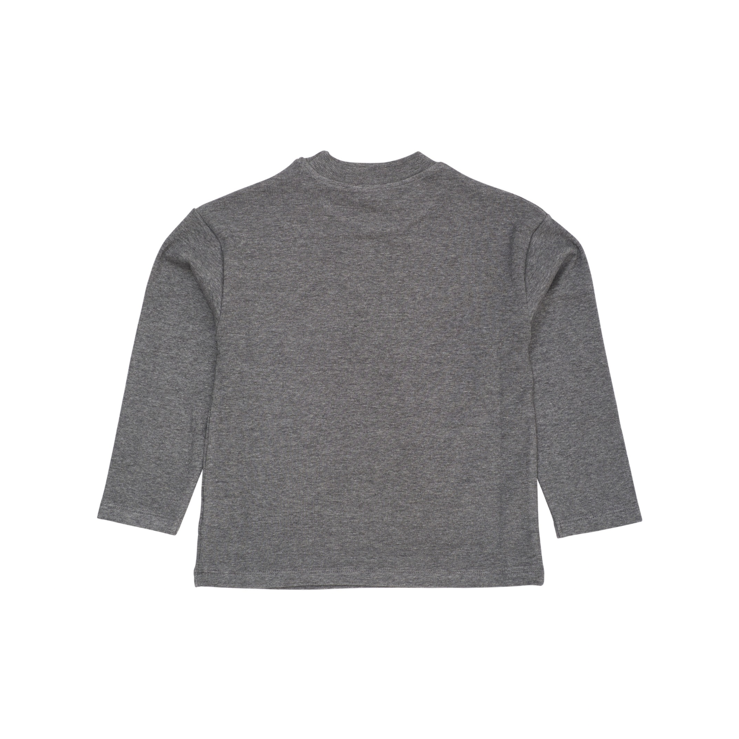 Modal Rib Blouse | Grey Melange