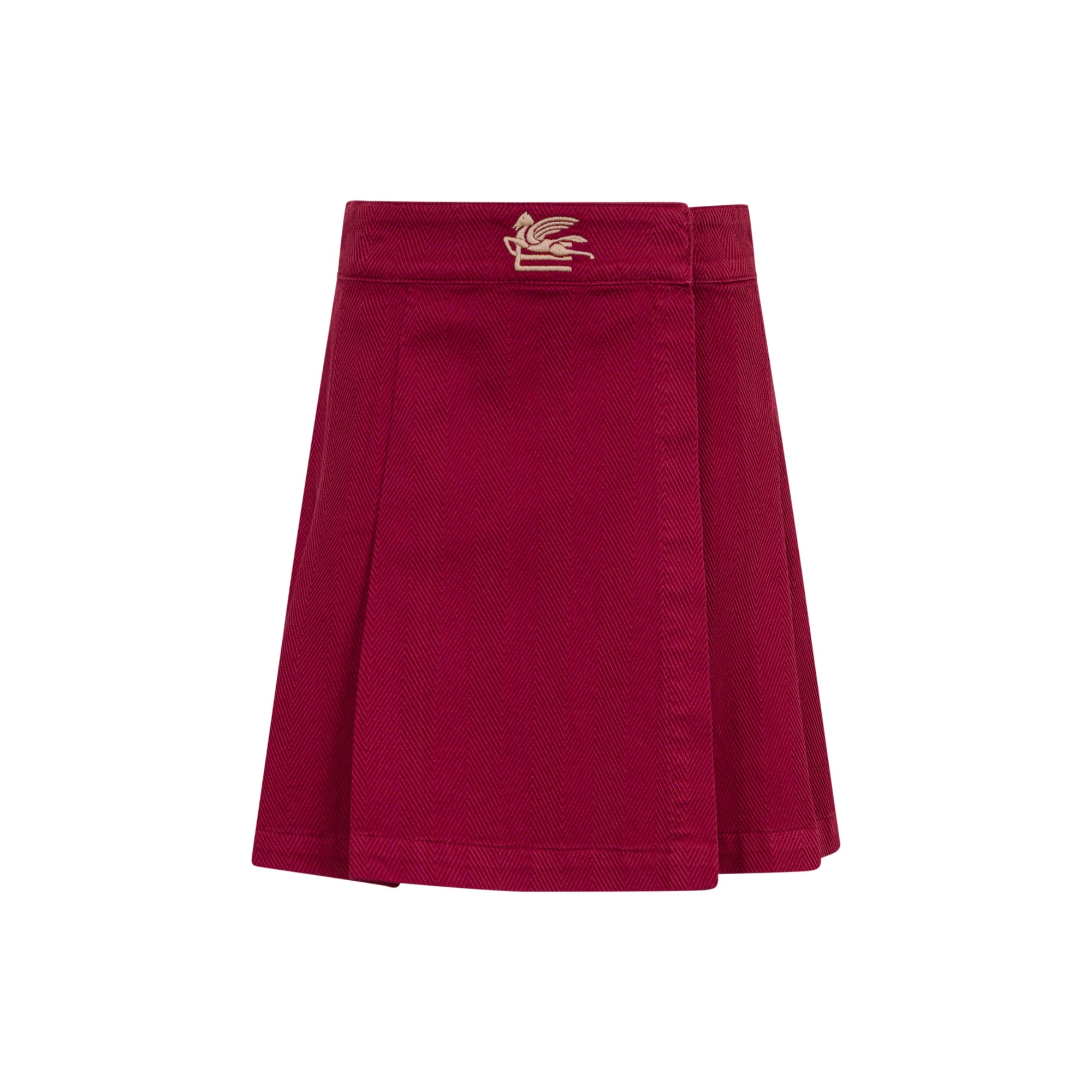 Pleated Skirt | Bordeaux