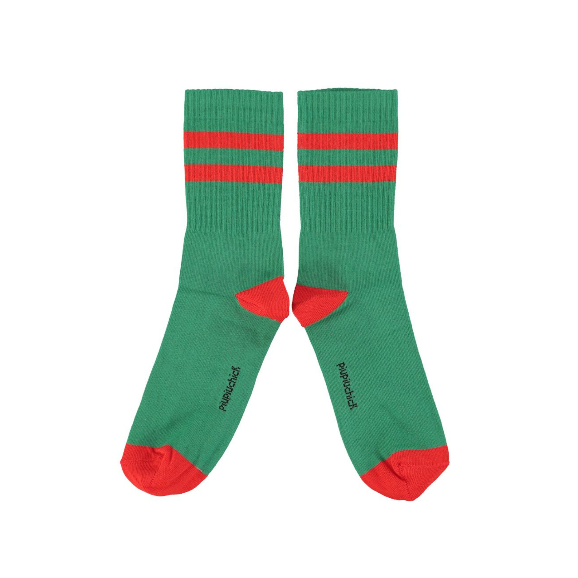 Striped Socks | Green/Red