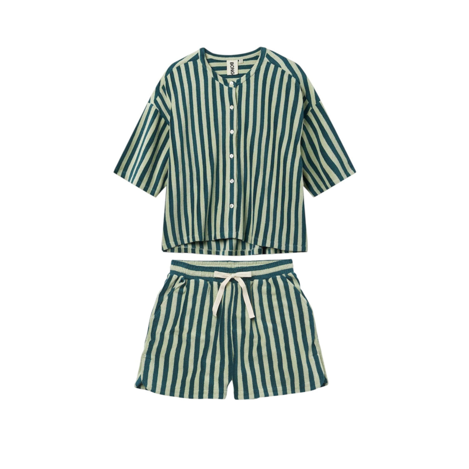 Naram Shirt & Short Set | Striped