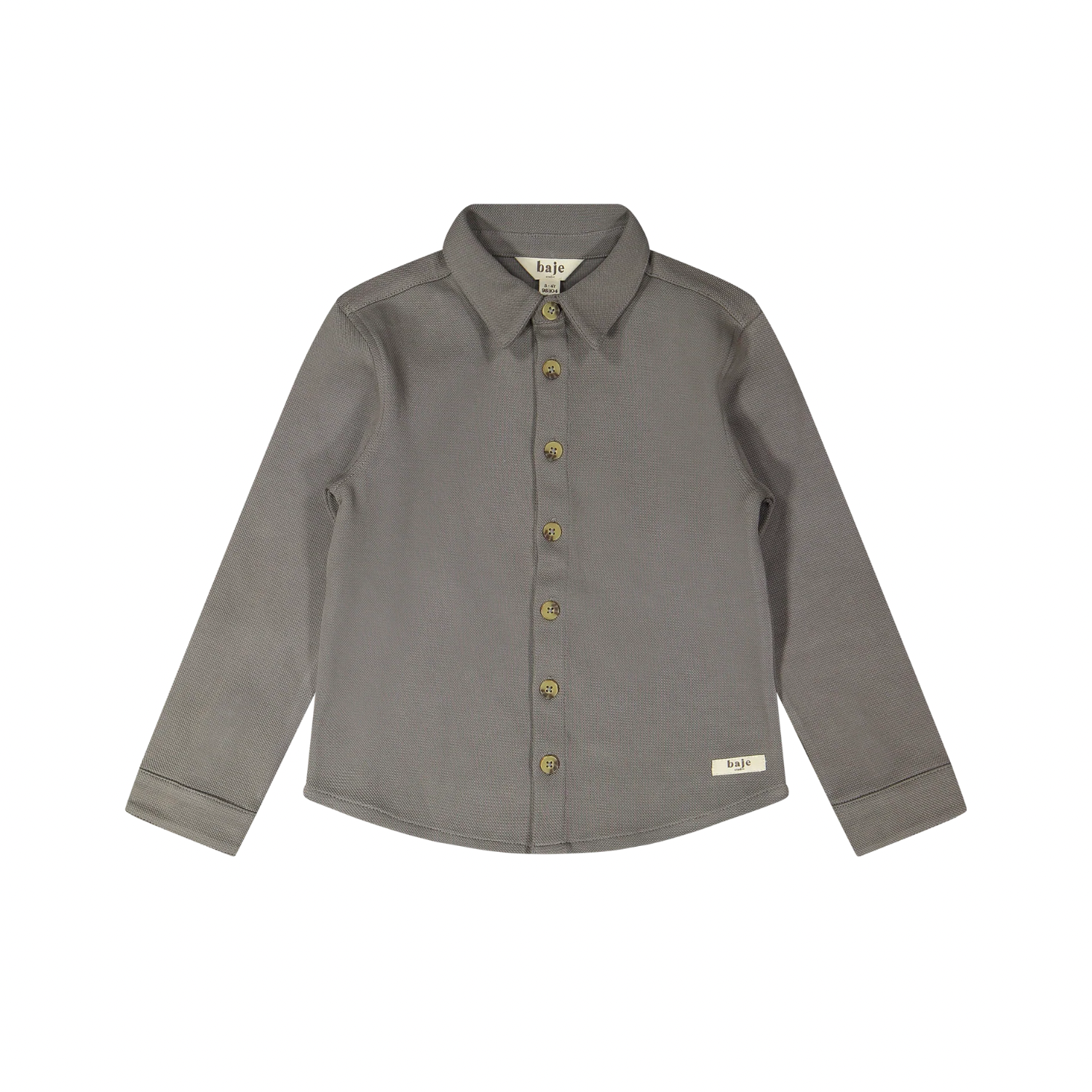 Wisley Shirt | Grey Steel Dark