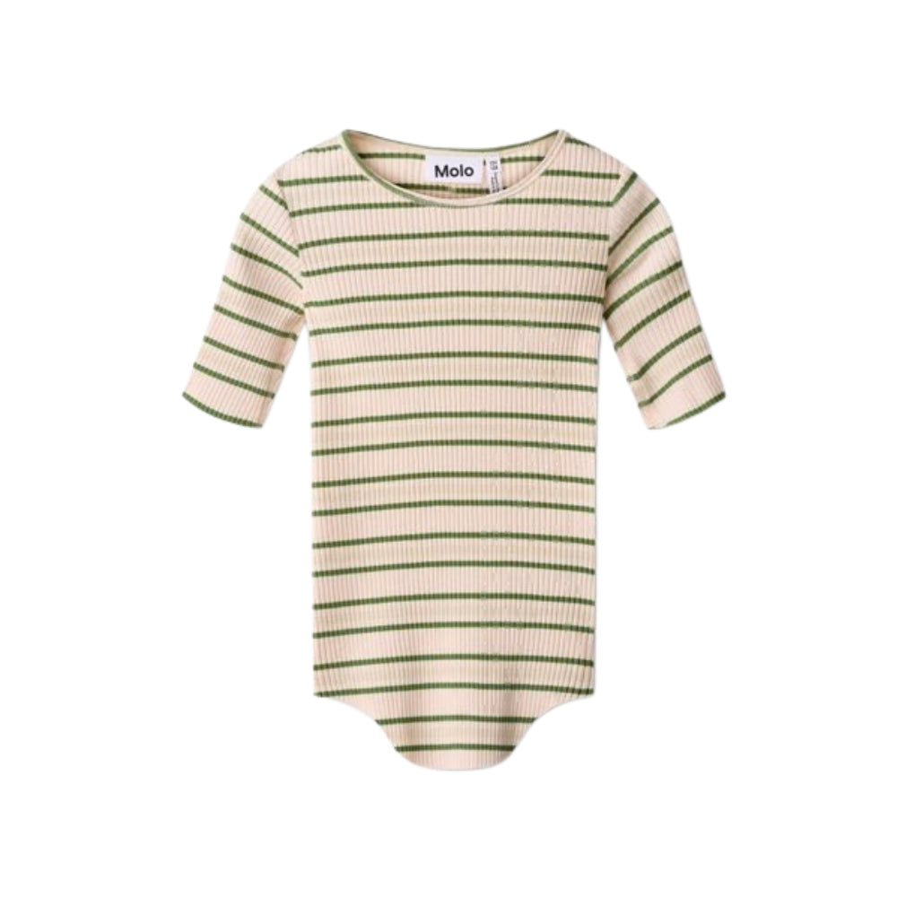 Ronelle T-Shirt | Cloud Green Stripe