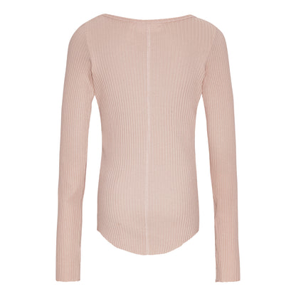 Rochelle Long Sleeves T-Shirt | Petal Blush