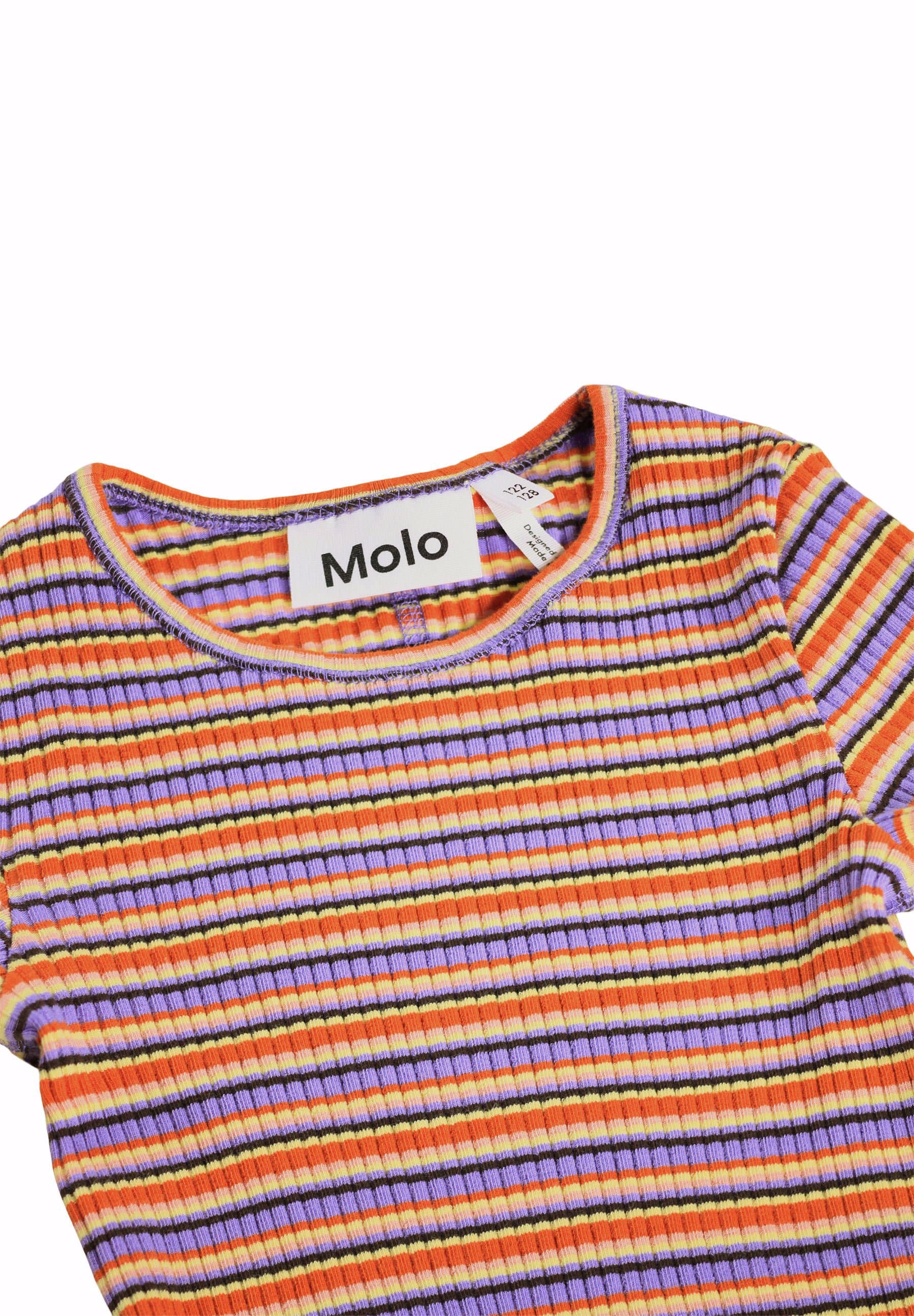 Rochelle T-shirt | Purple Flame Stripe