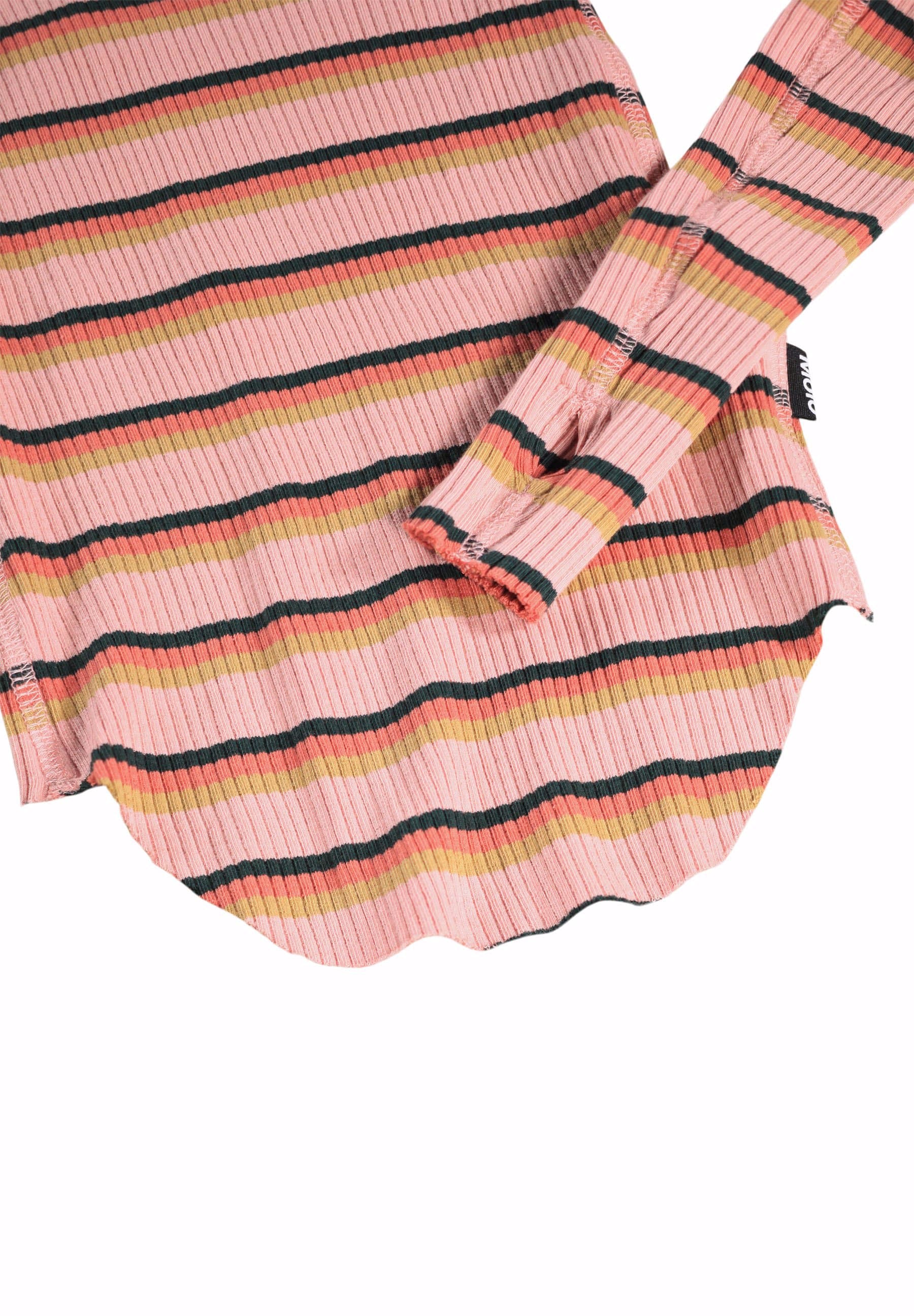 Rochelle T-shirt | Rose Camel Stripe