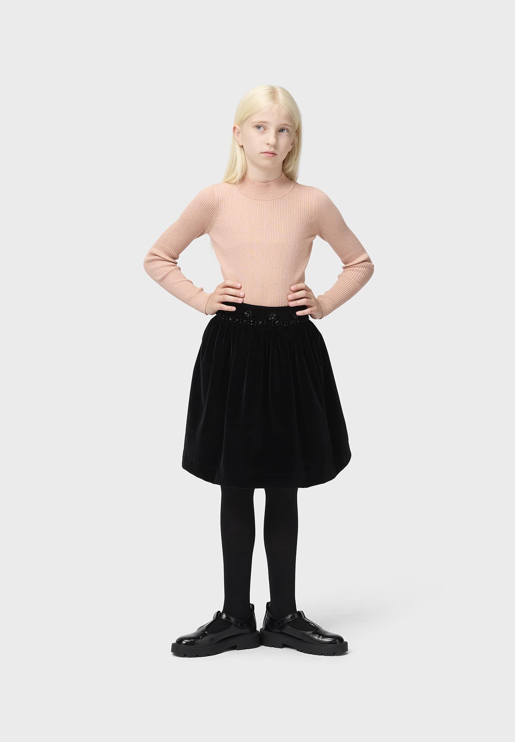 Ginevra Jumper Top | Rose Gold