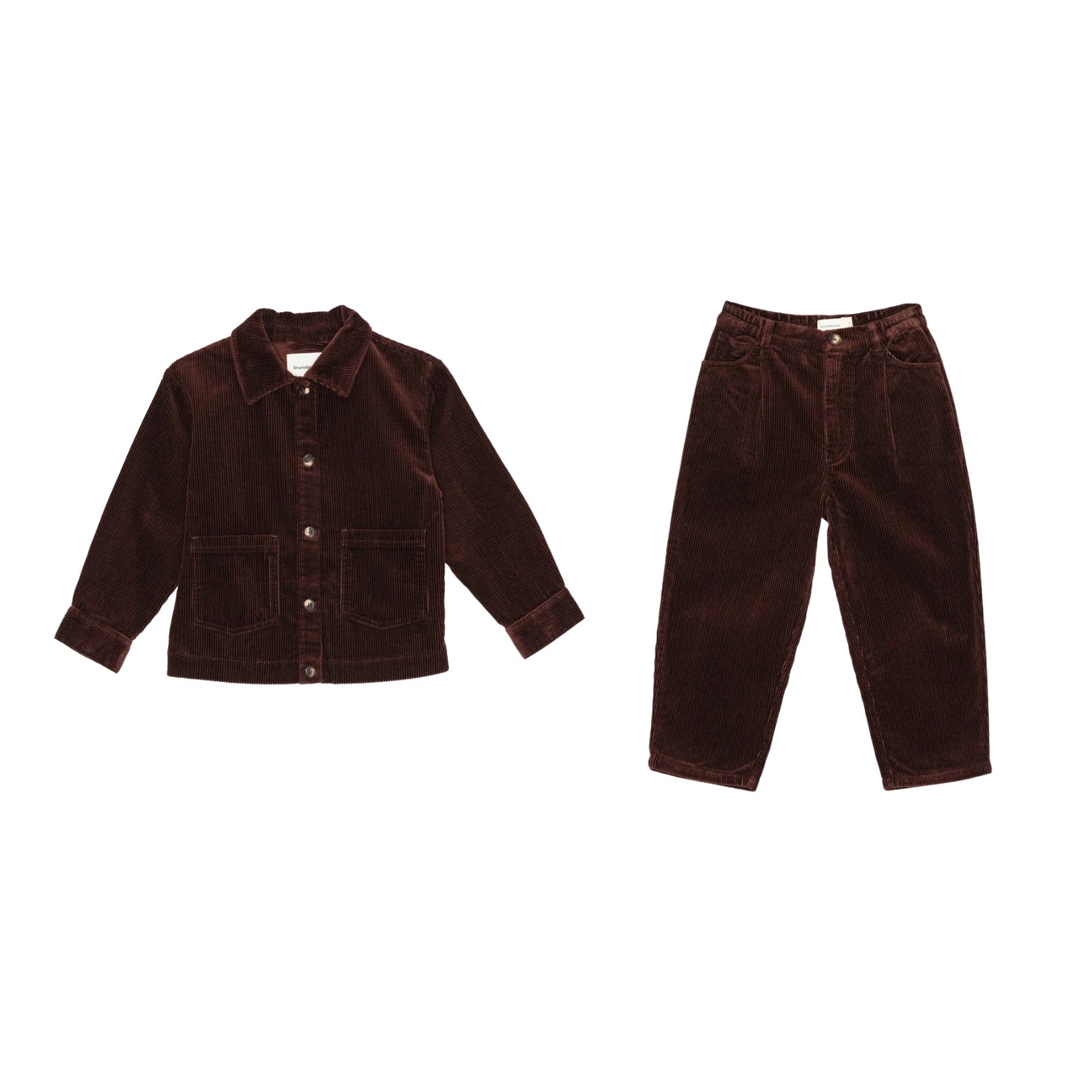 Sena Corduroy Set | Marron Plum
