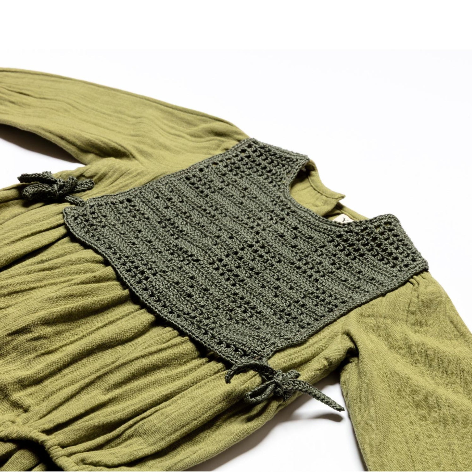Lulu Panel Romper | Olive