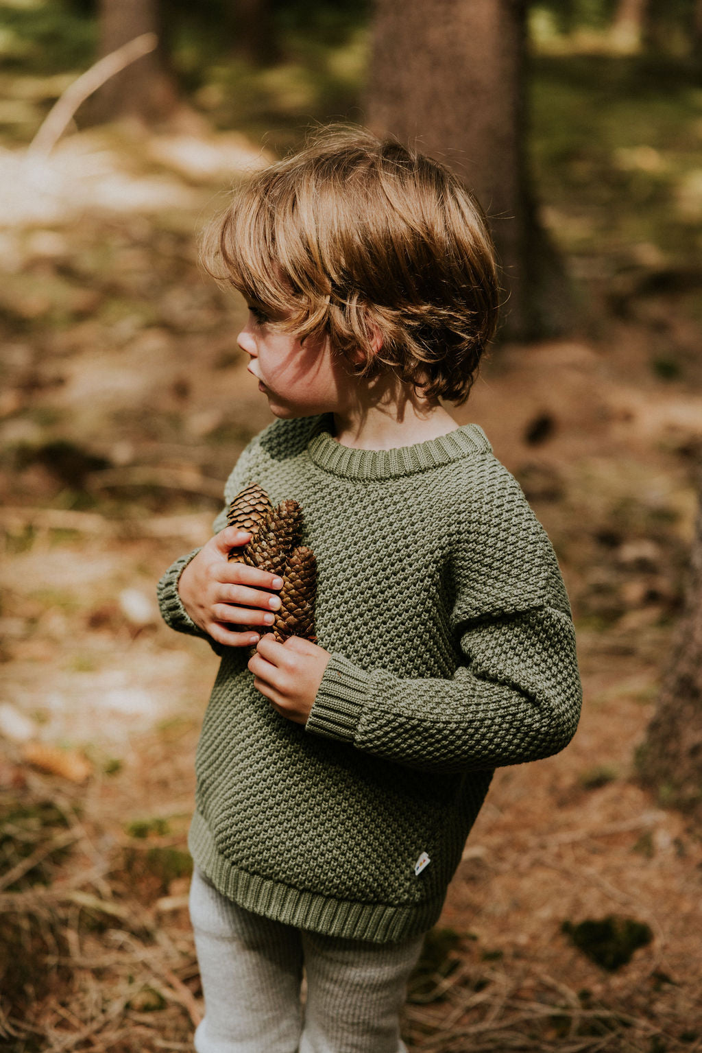 Kyoto Knitted Sweater | Moss