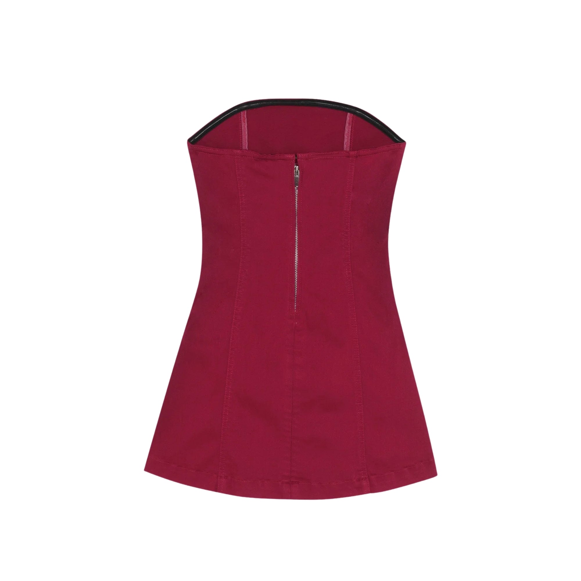 Bety Strapless Denim Dress | Rouge