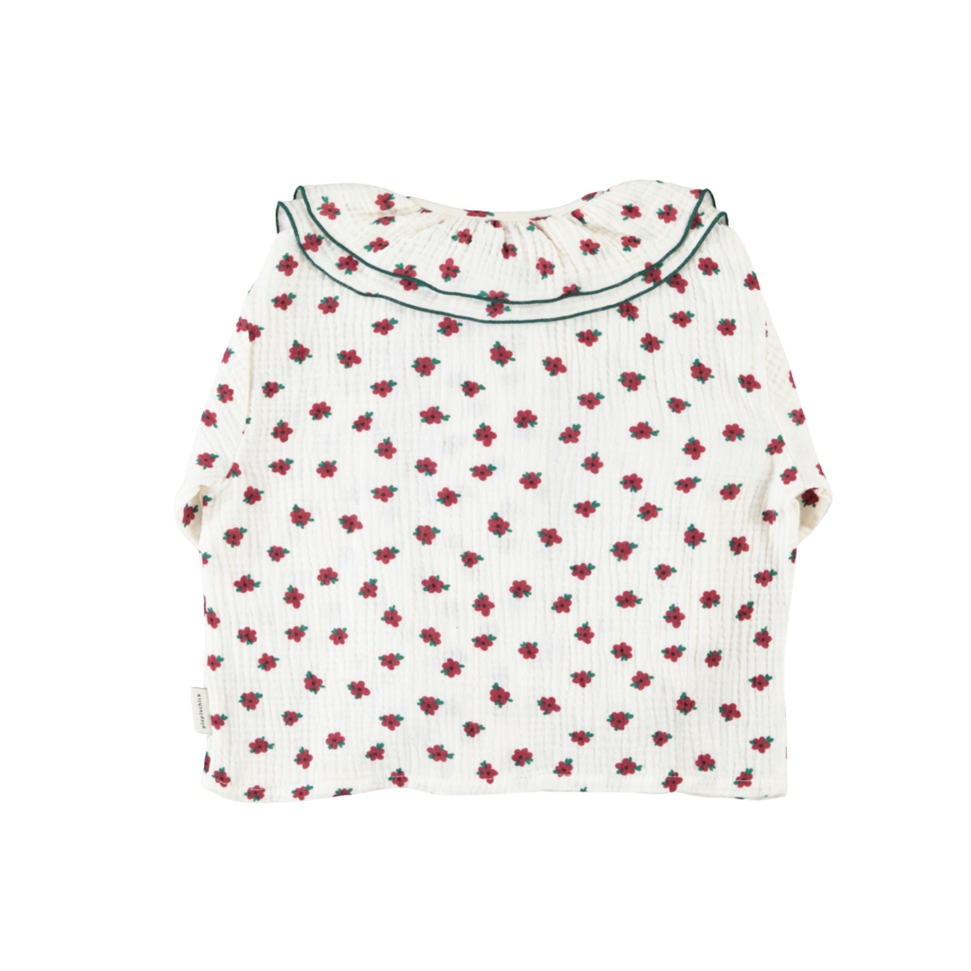 Blouse | Ecru with Flowers