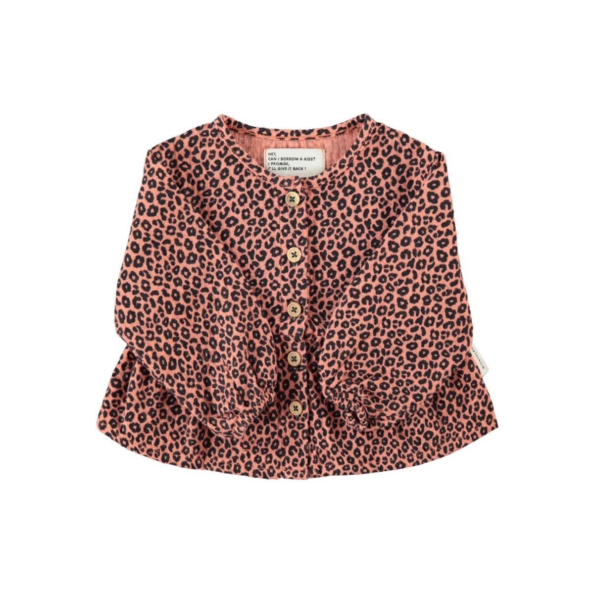 Blouse | Pink with Animal Print