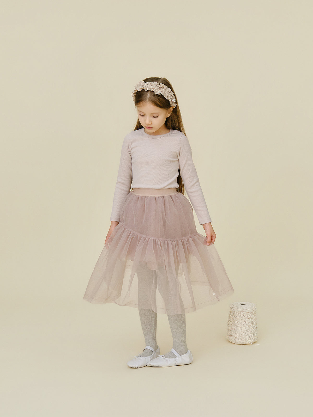 Bellora Tulle Skirt	| Grayish Pink