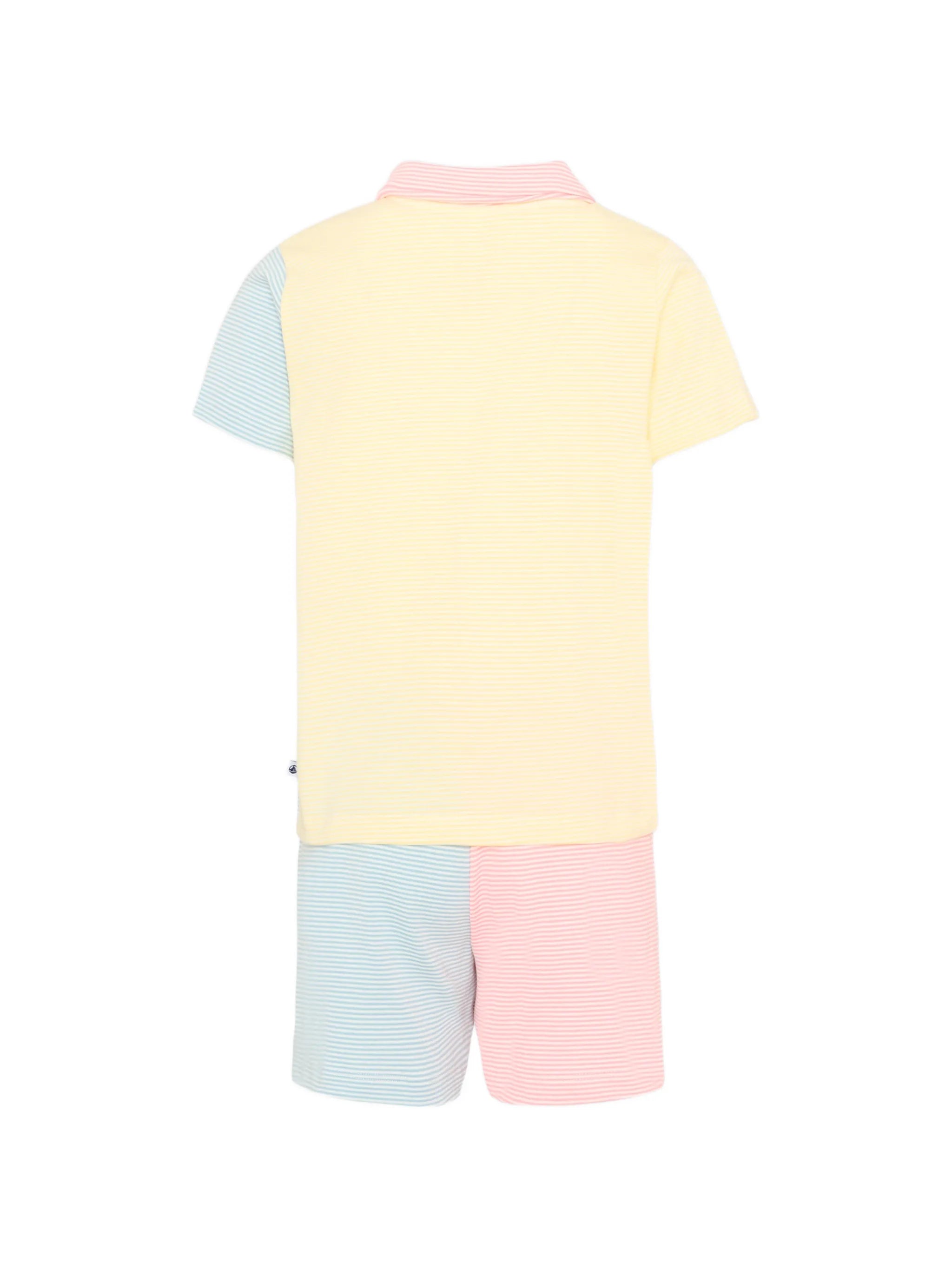 Buttoned Cotton Pyjamas | Multicolor