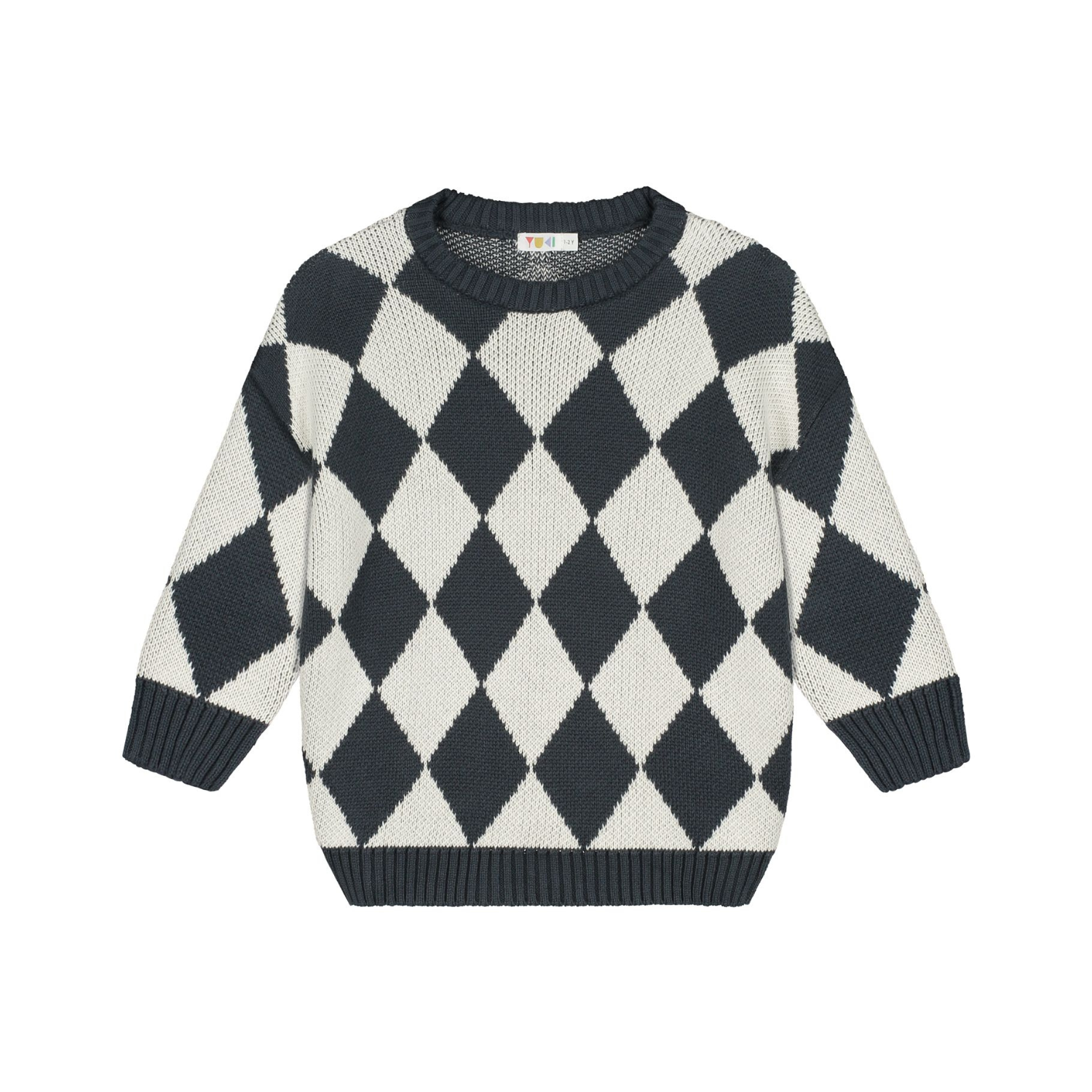Checkered Knitted Sweater | Checkmate