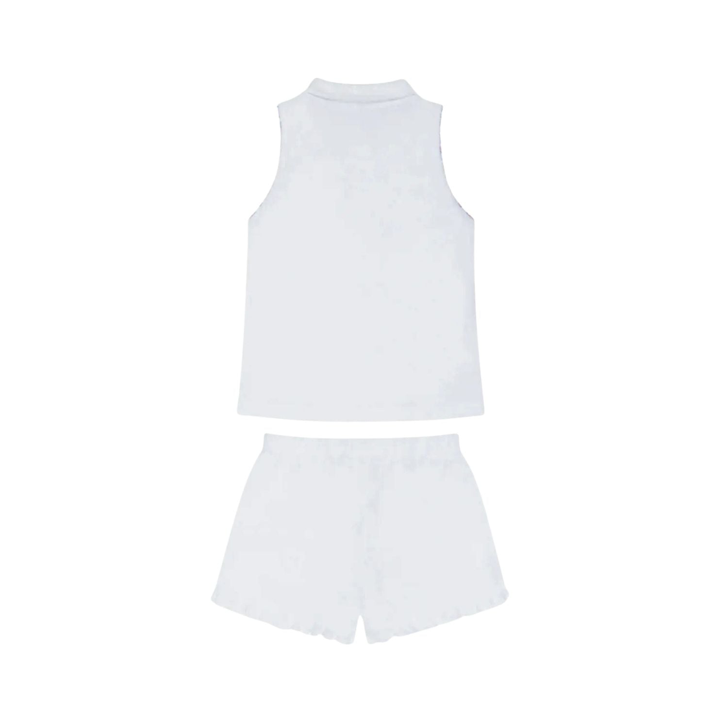 Shell French Terry Tennis Set | White