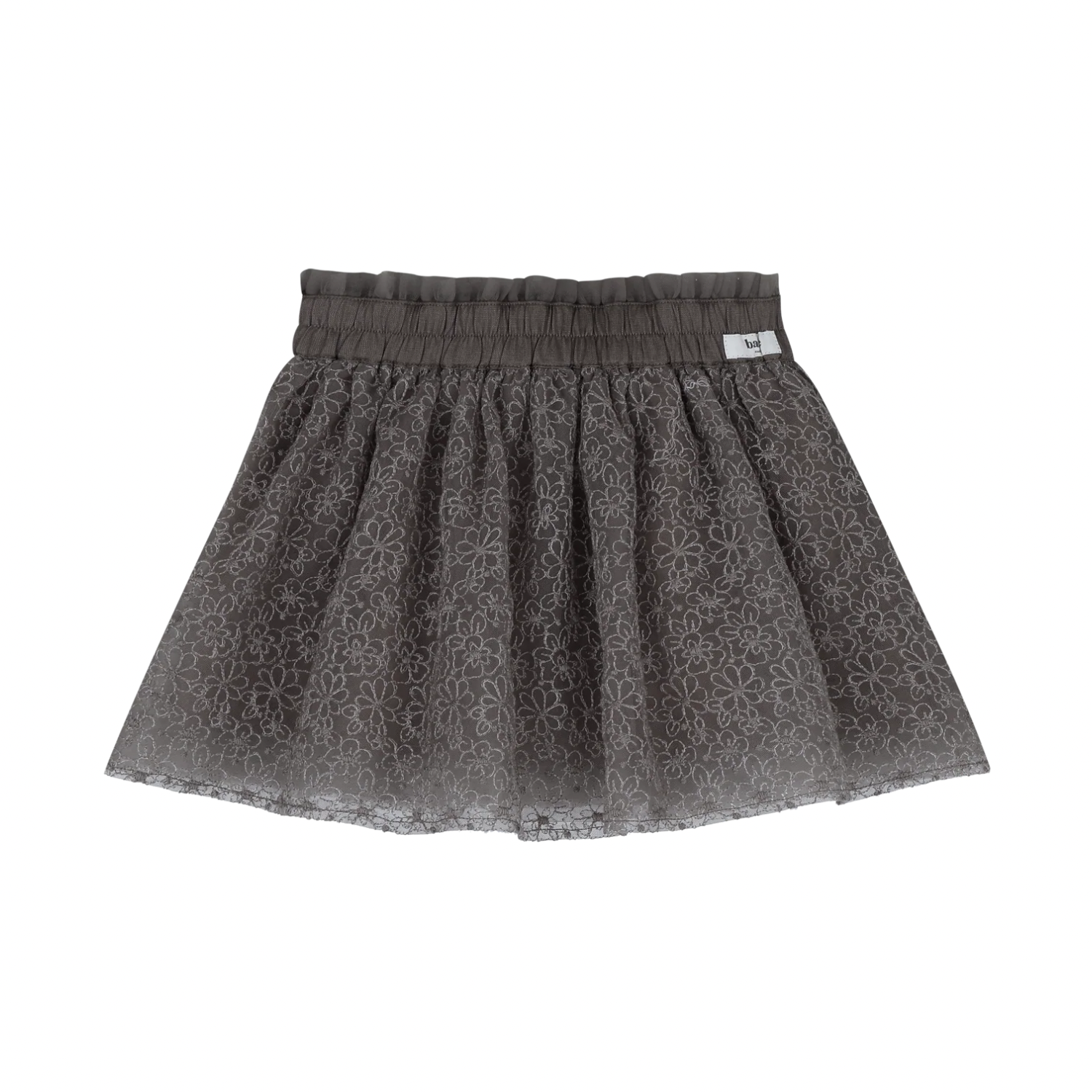 Fey Tulle Skirt | Grey Steel