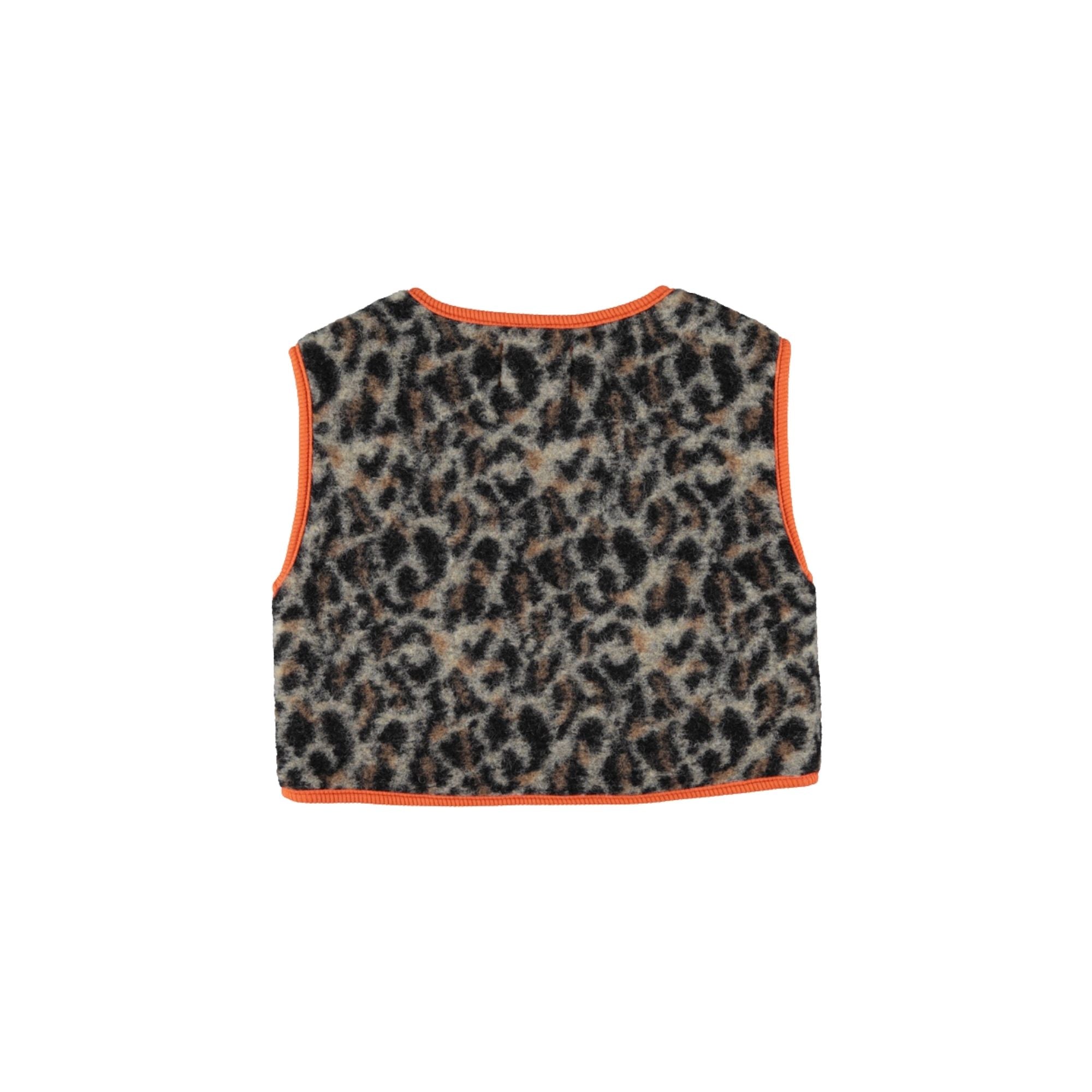 Waistcoat | Grey Animal Print
