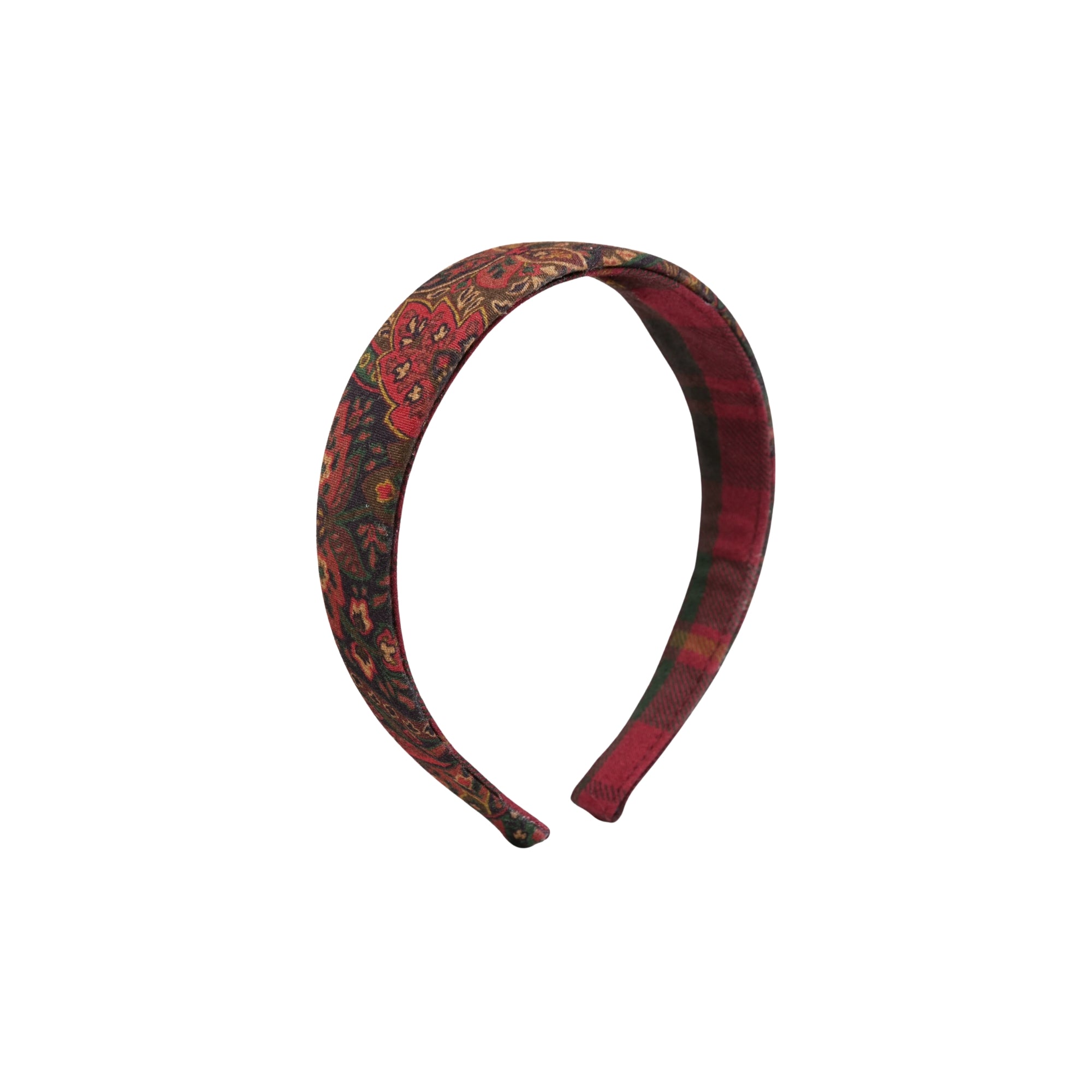 Lightweight Flannel Hairbrand | Bordeaux