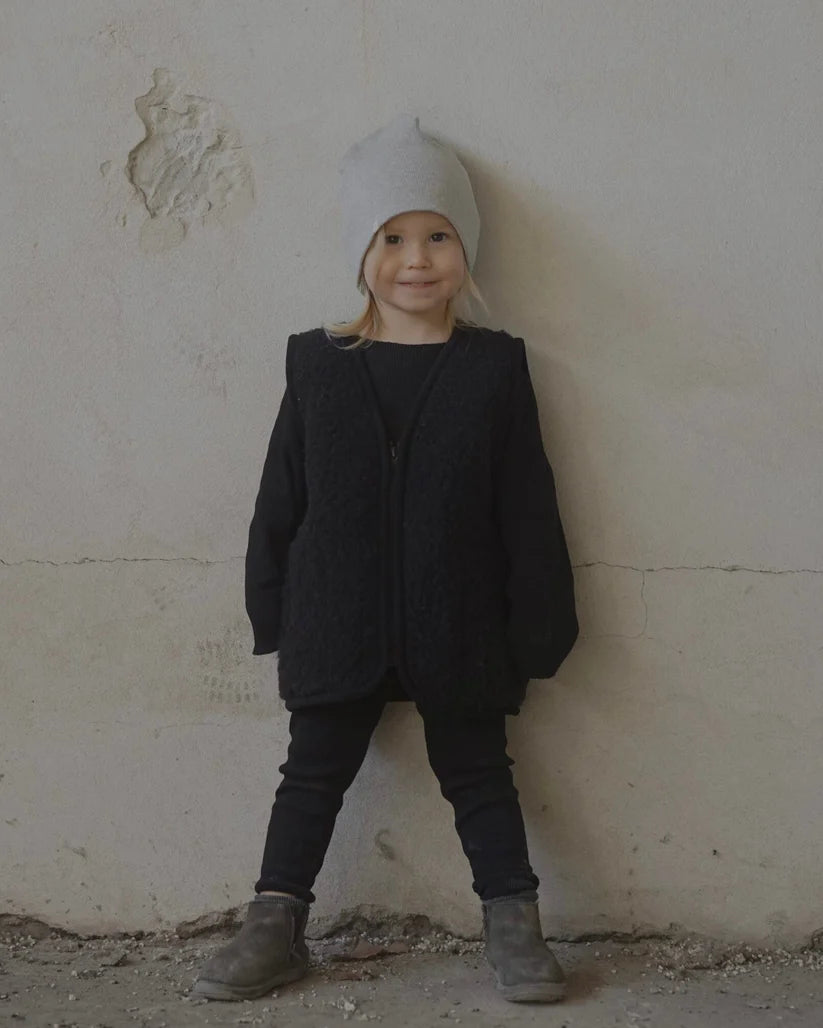 Wool Vest | Black