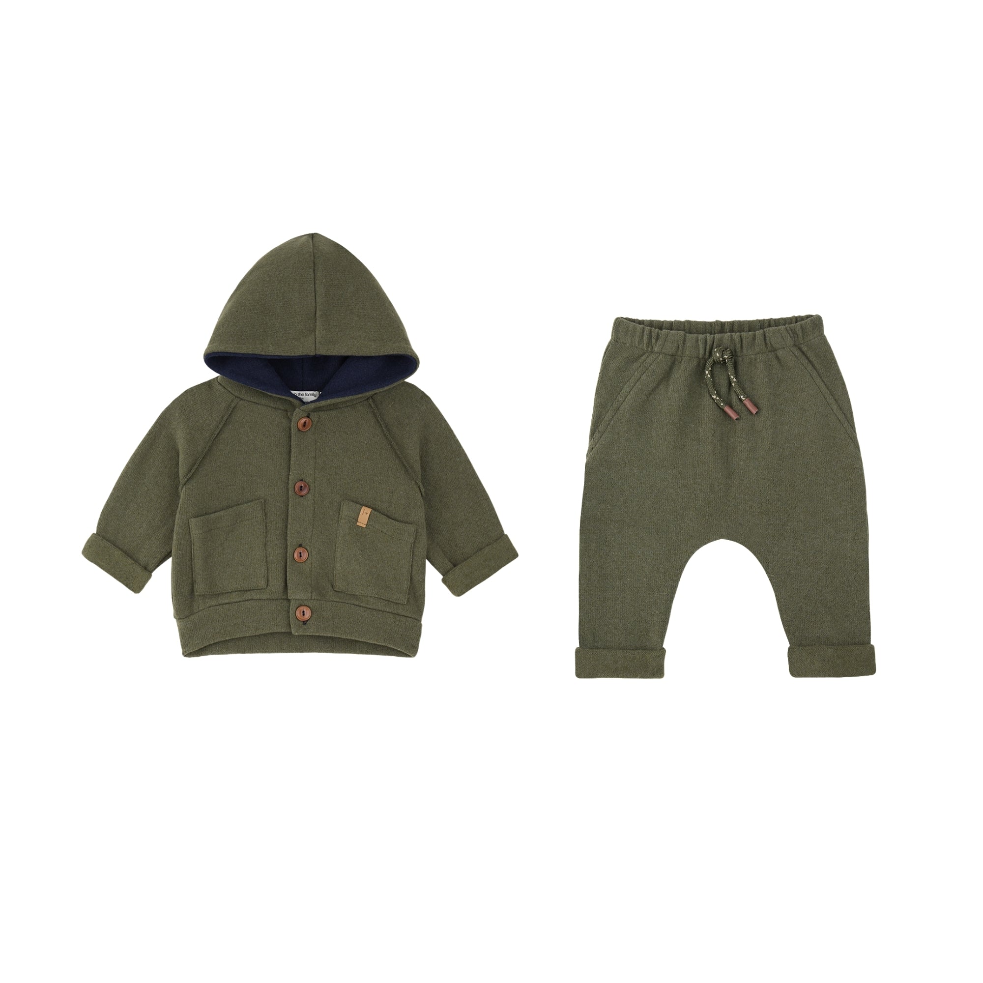 Edmonton Hooded Set | Khaki