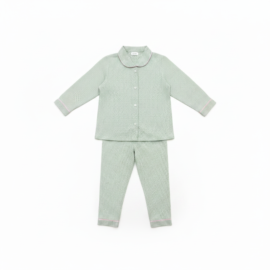 Luce Scalloped Collar Pajamas