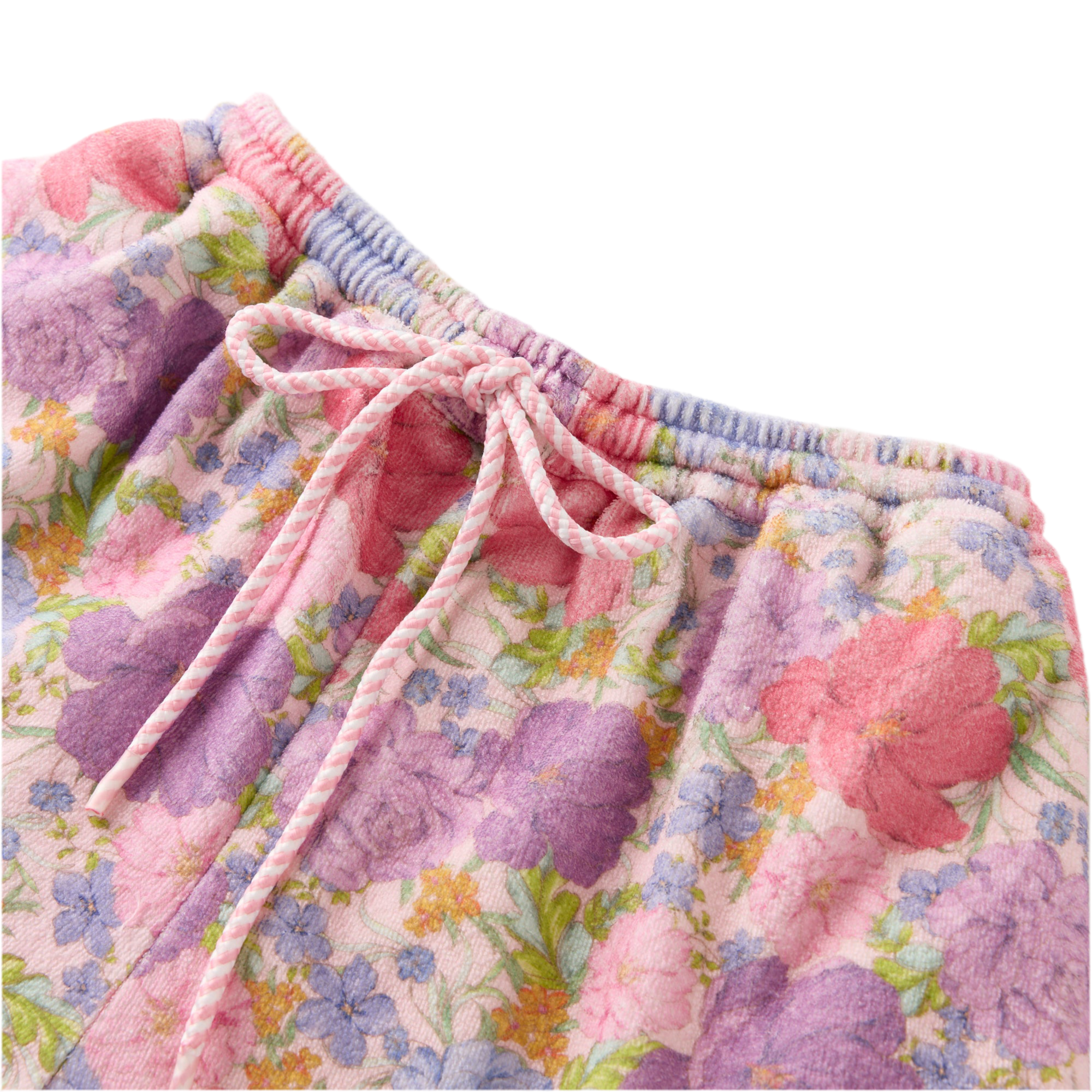 Charlotte Terry Towelling Shorts | Floral