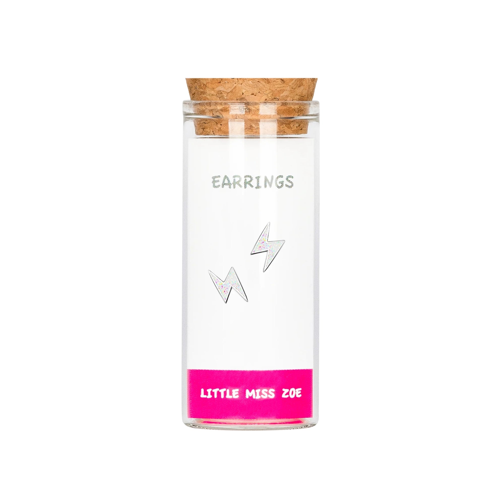 Bolt Stud Bottled Earrings