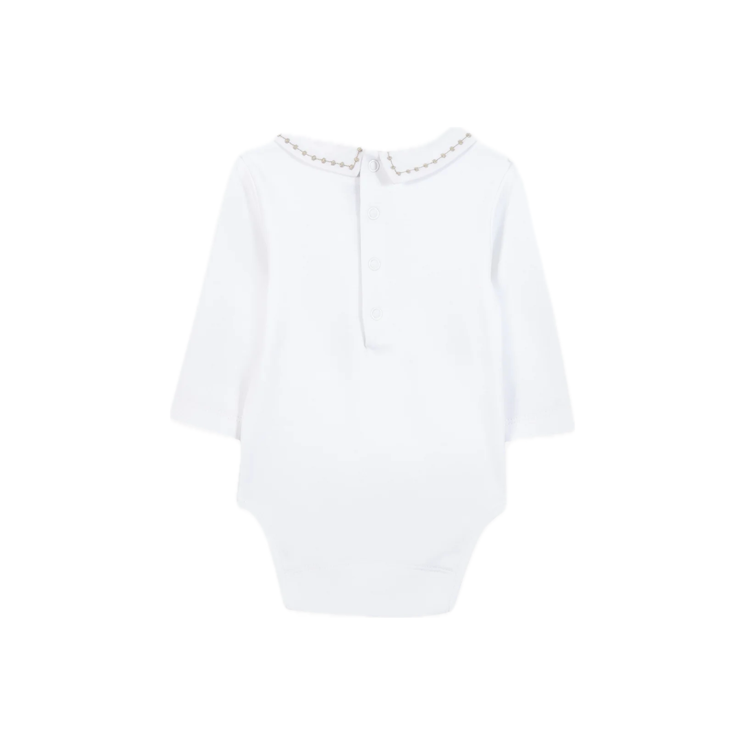 Collared Bodysuit | White