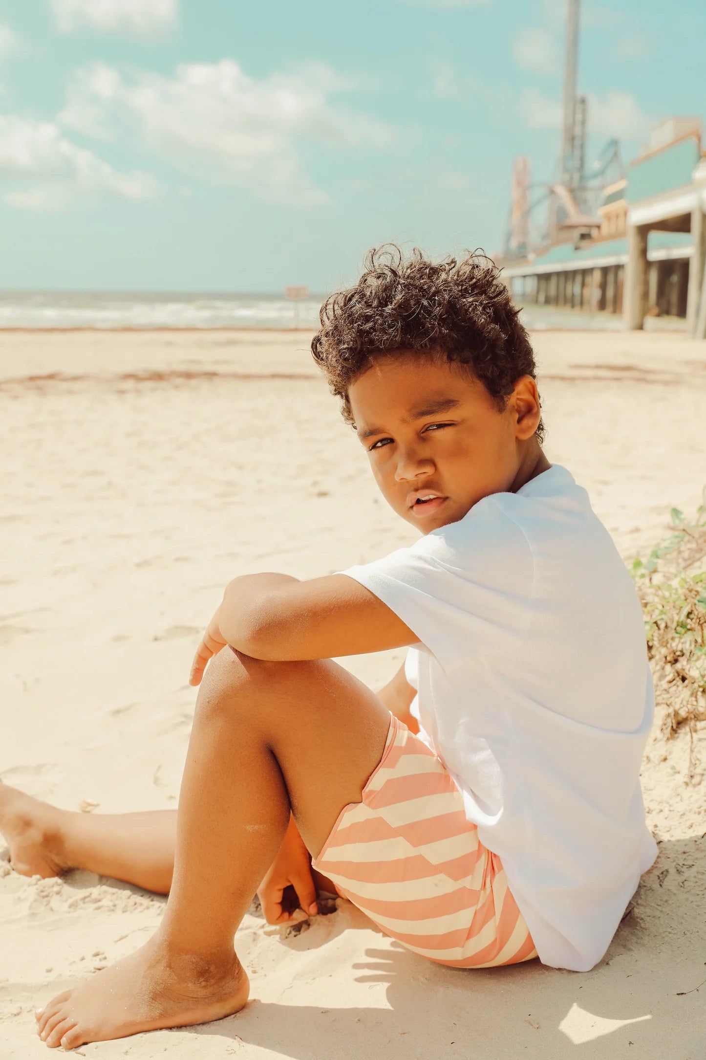 Swim Shorts | Soleil Stripe