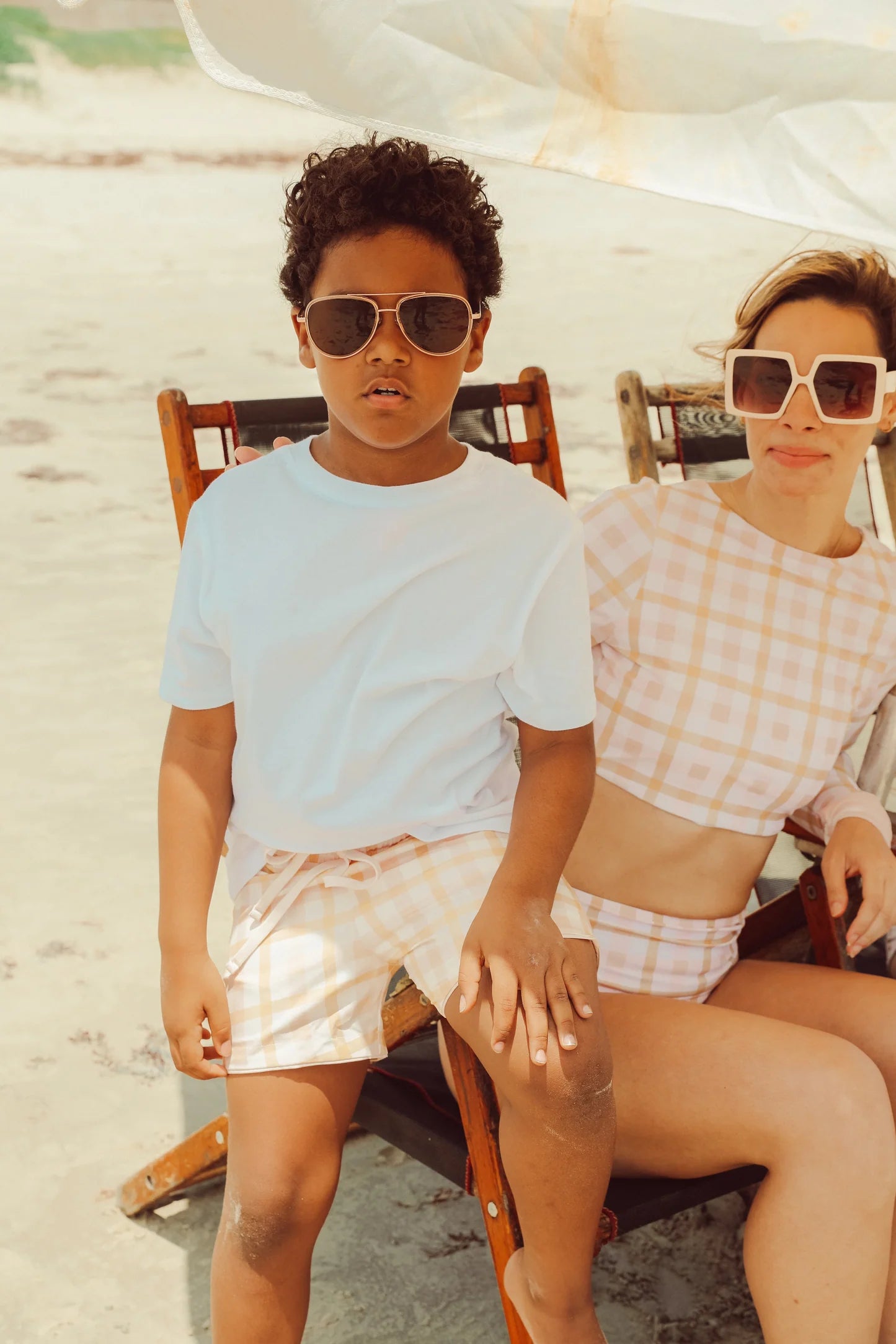 Swim Shorts | Sunkissed Plaid