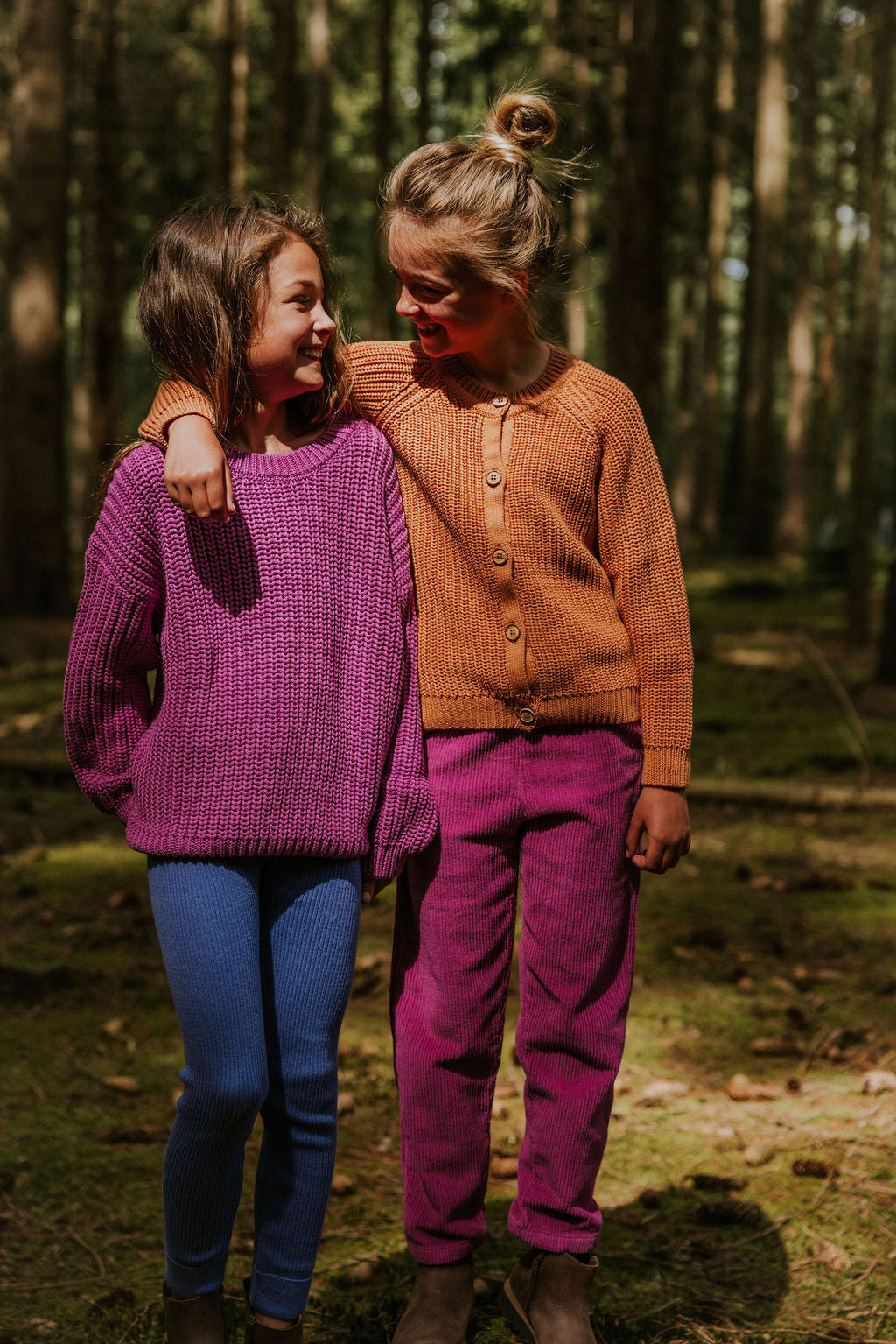 Knitted Fine Rib Leggings | Aster