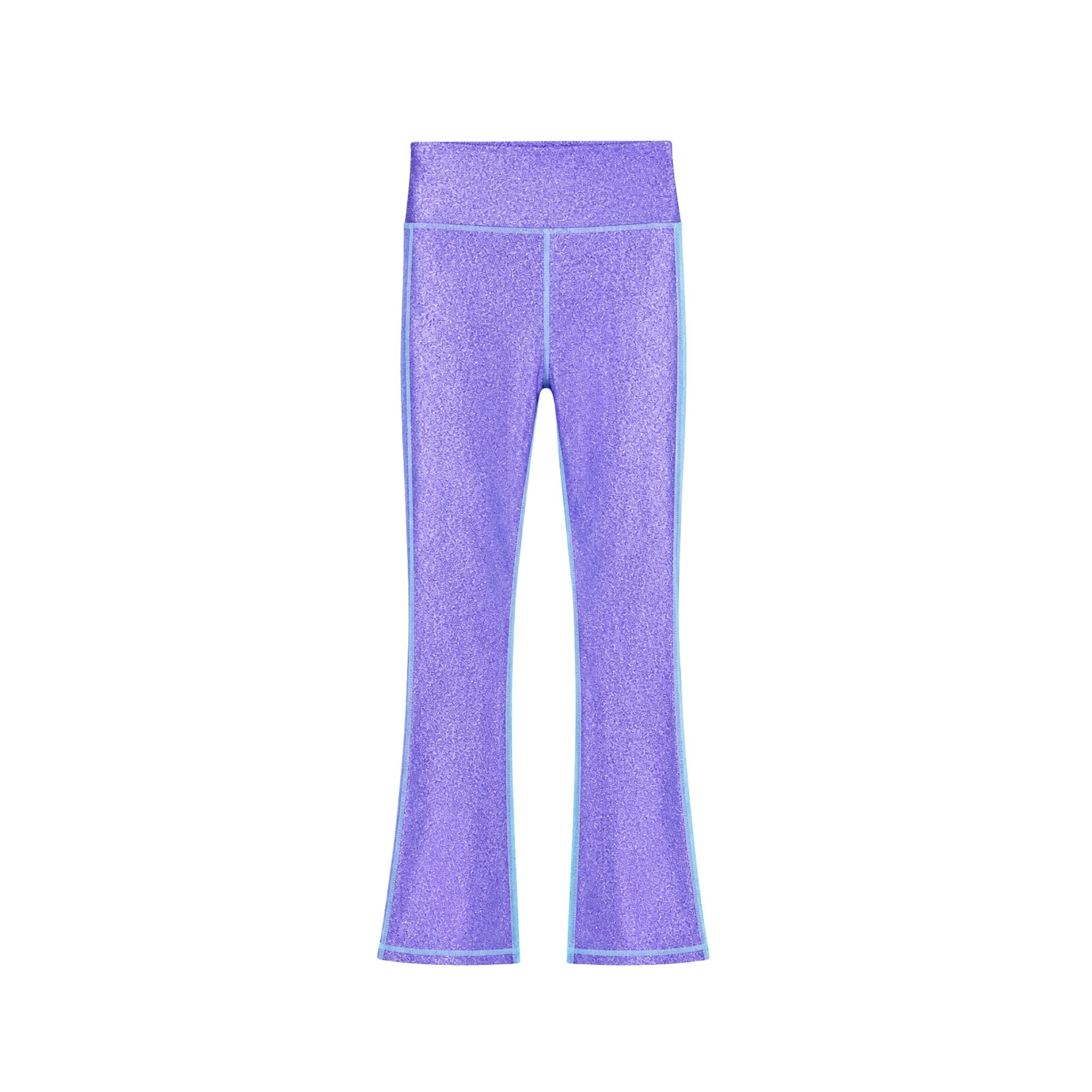 Girls Hishine Flare Leggings | Unicorn Glitter