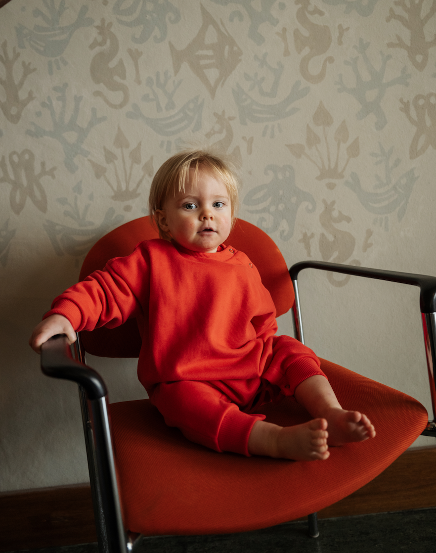 Bodysuit with Sweater Set | Firecracker Red
