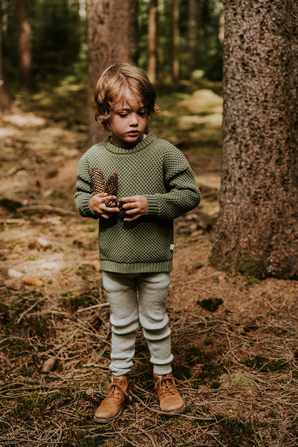 Kyoto Knitted Sweater | Moss