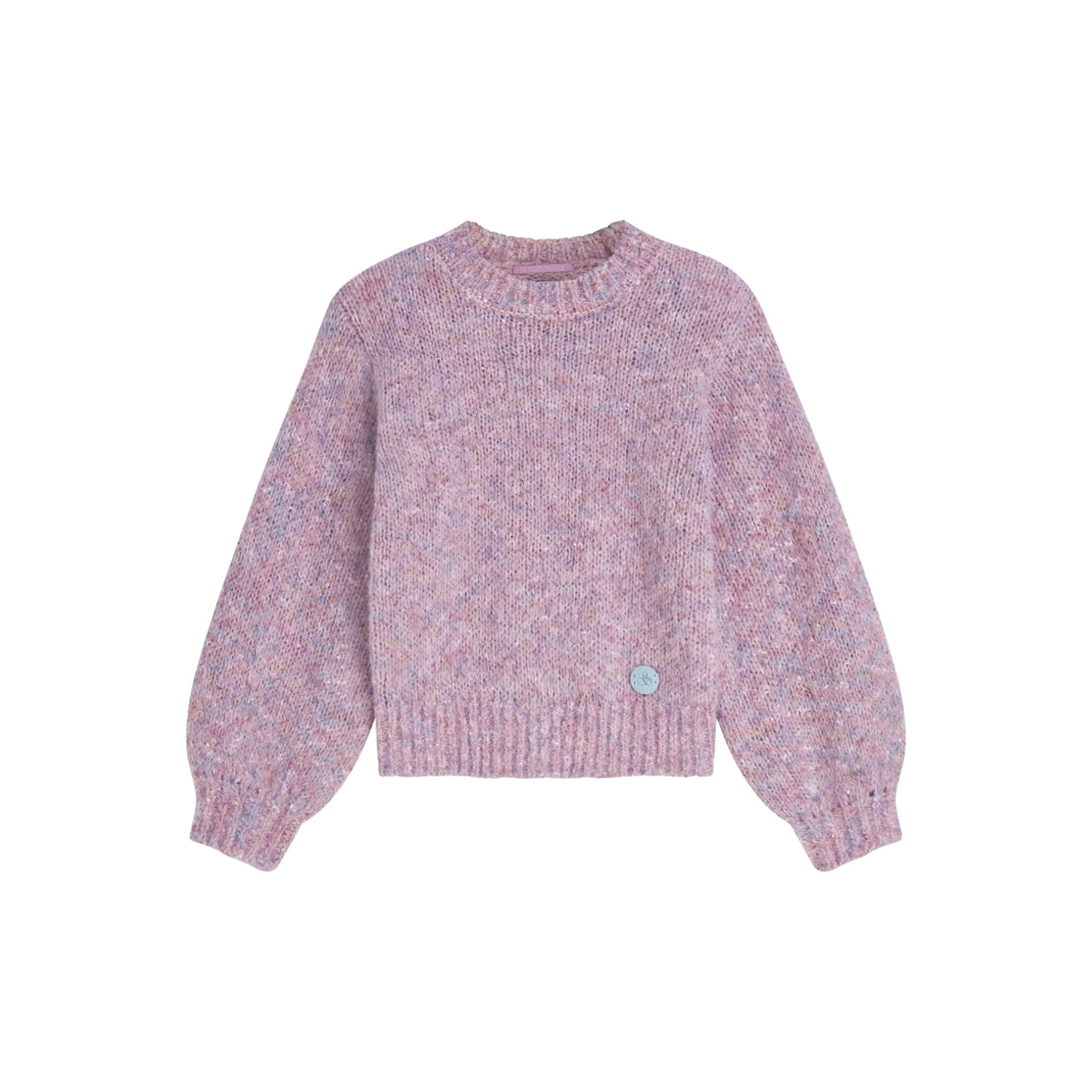 Blend Dropped Shoulder Pullover | Violet Melange