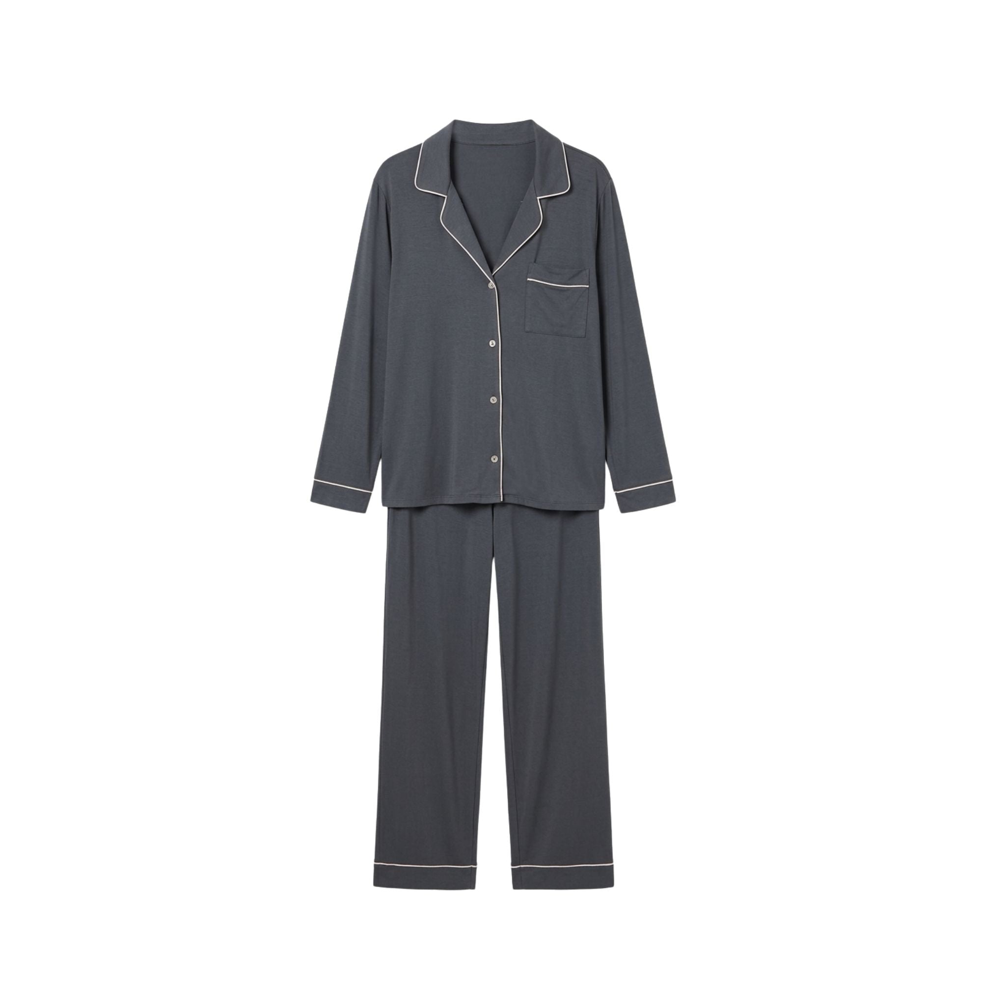 Gisele Long PJ Set | Graphite