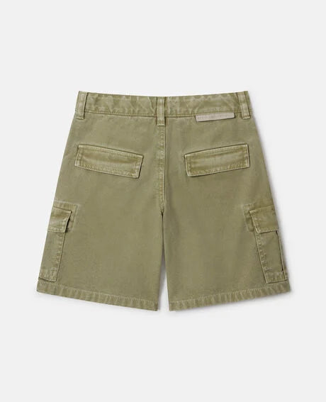Canvas Cargo Shorts | Khaki